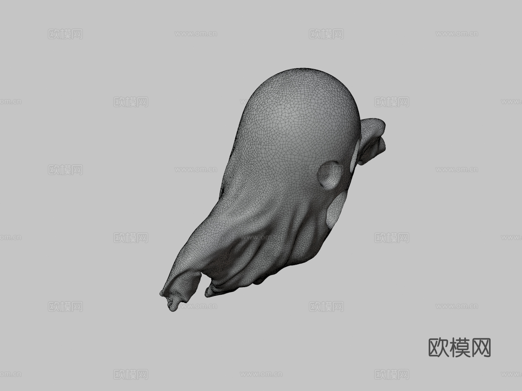 白布幽灵3d模型