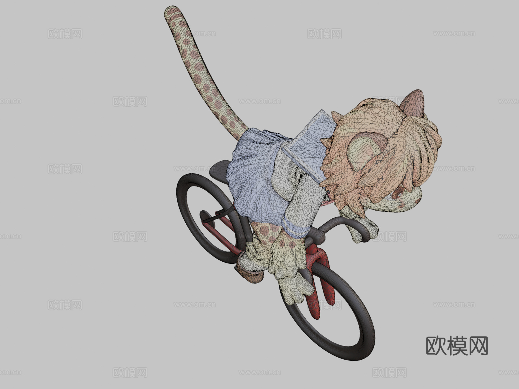 猎豹3D模型同人画3d模型