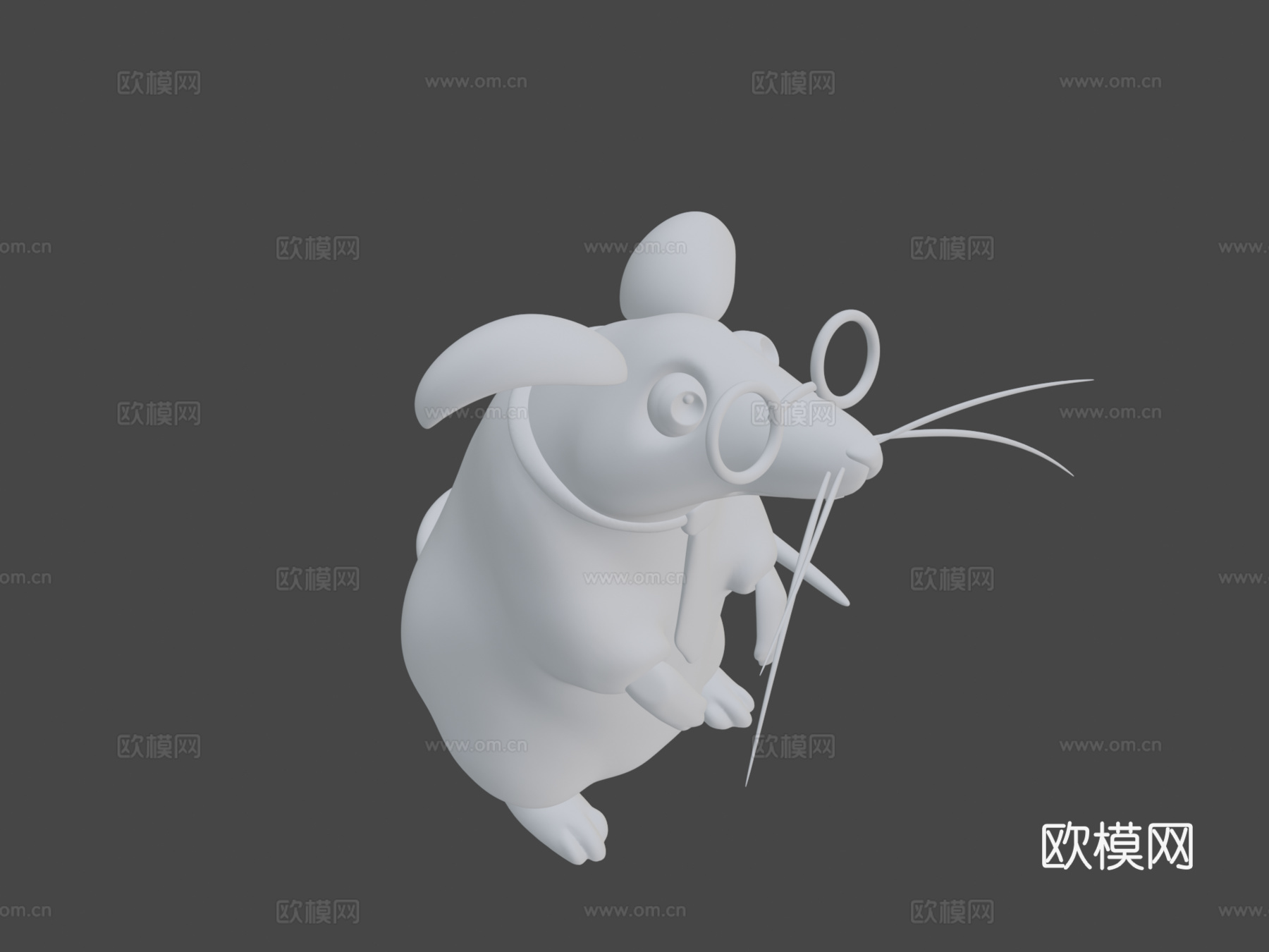 第18天-办公室老鼠3d模型
