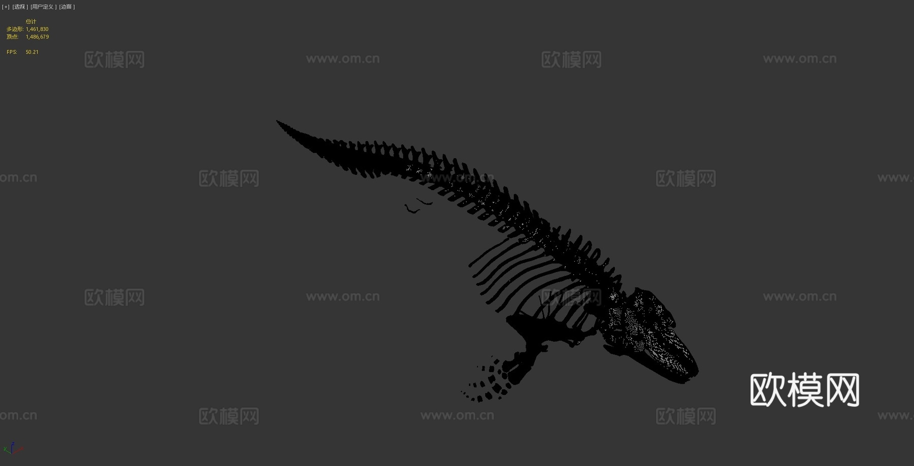 虎鲸NMML-1850=希望=3d模型