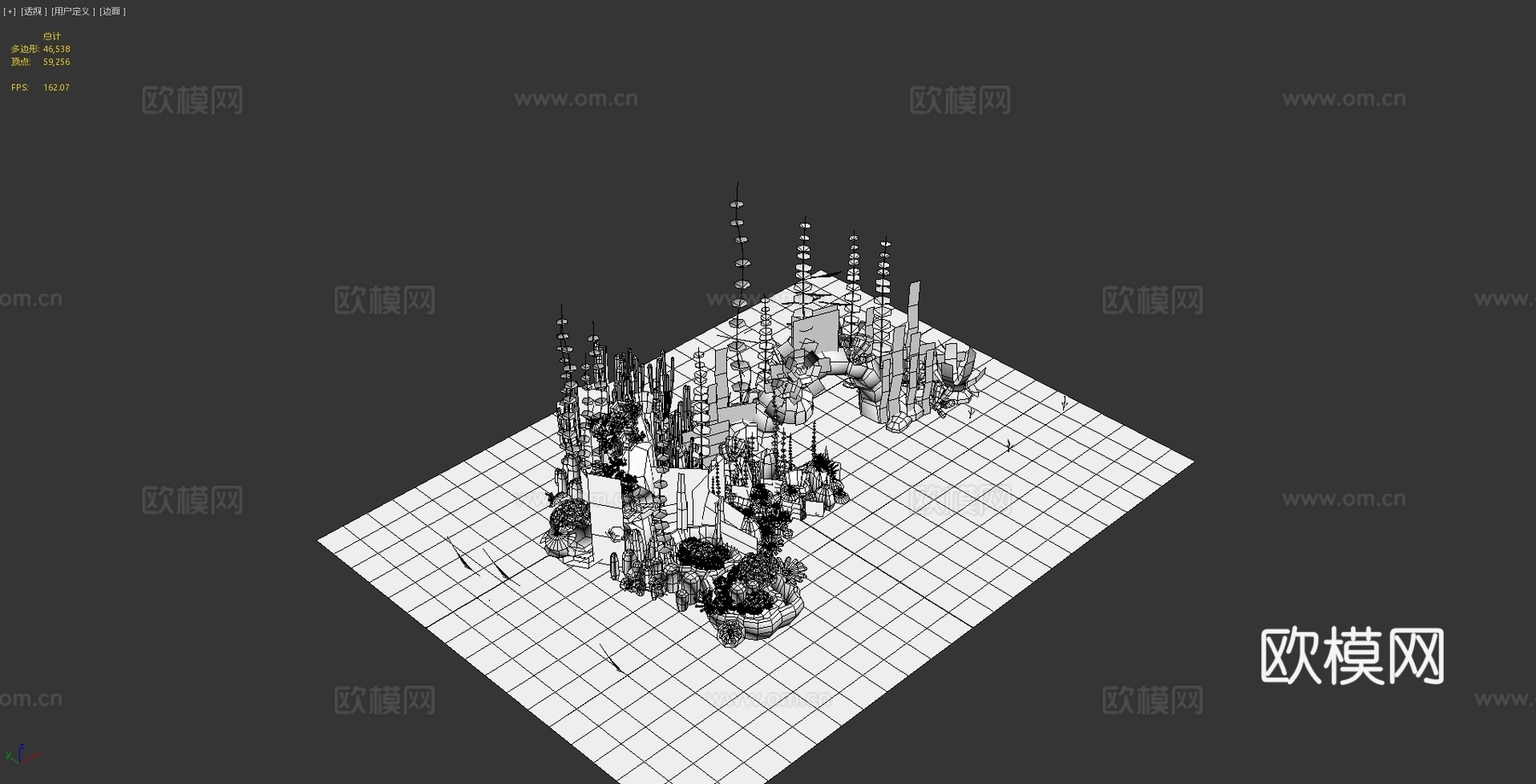 美丽海鱼3d模型