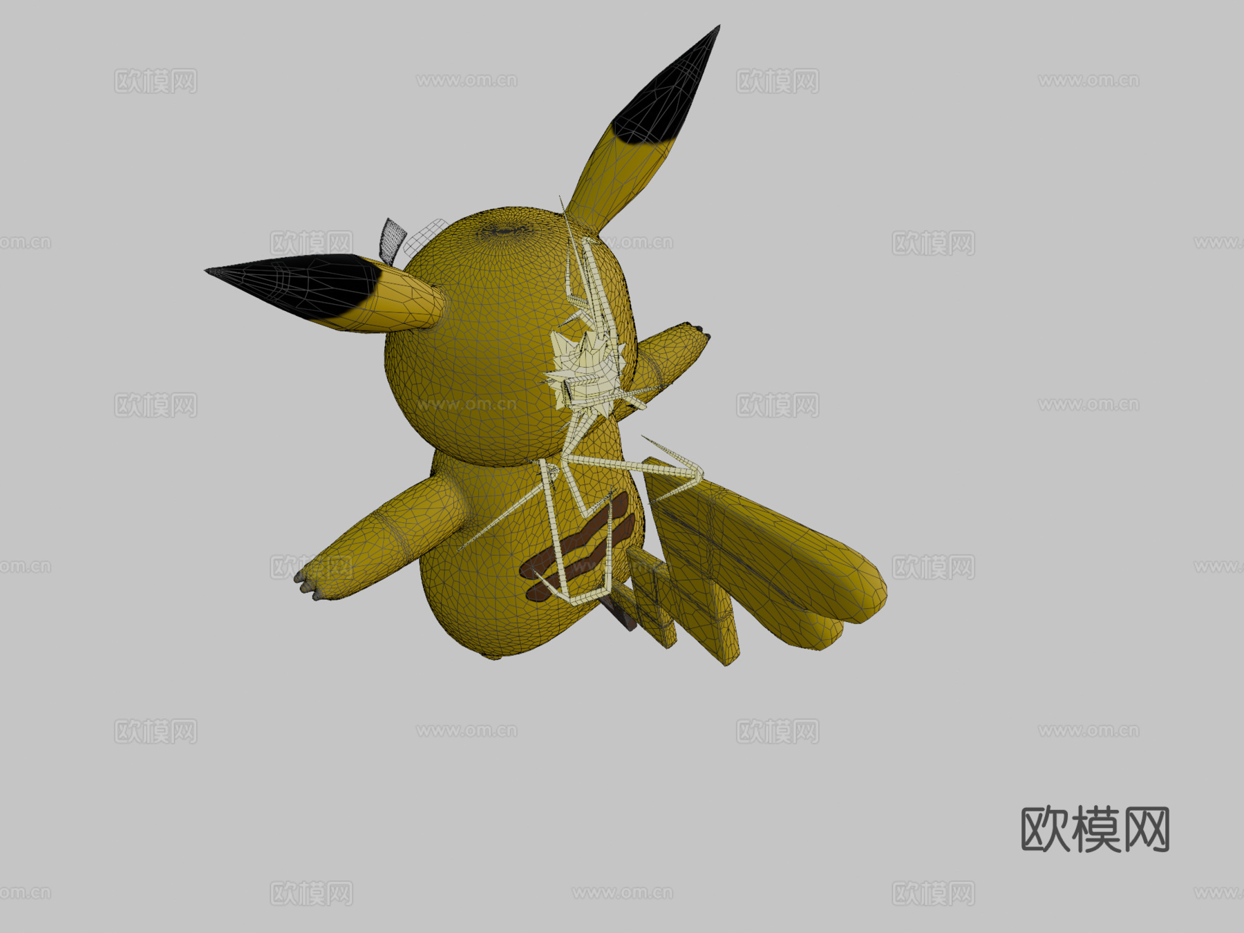 皮卡丘3d模型
