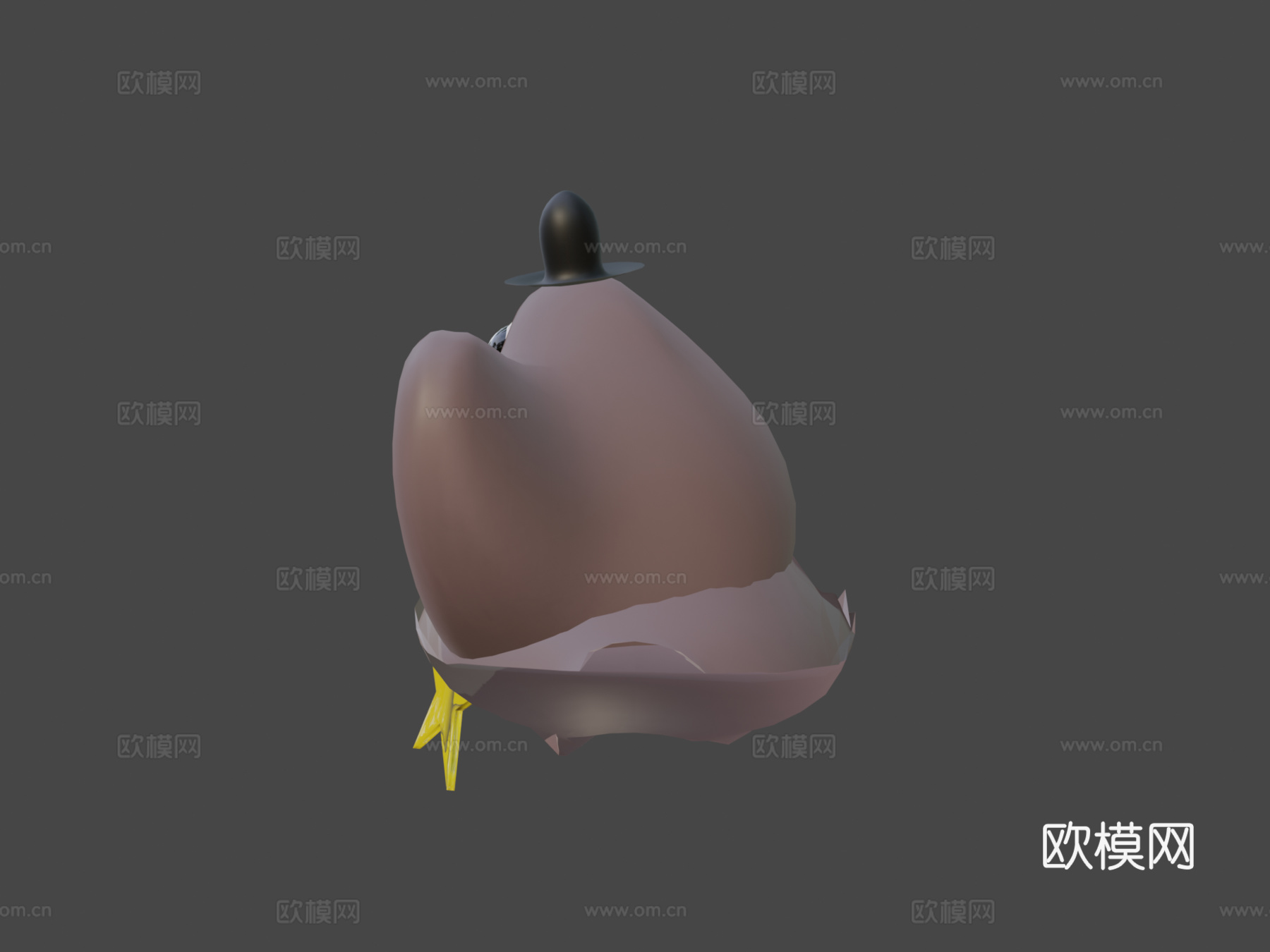 警长蟾蜍3d模型