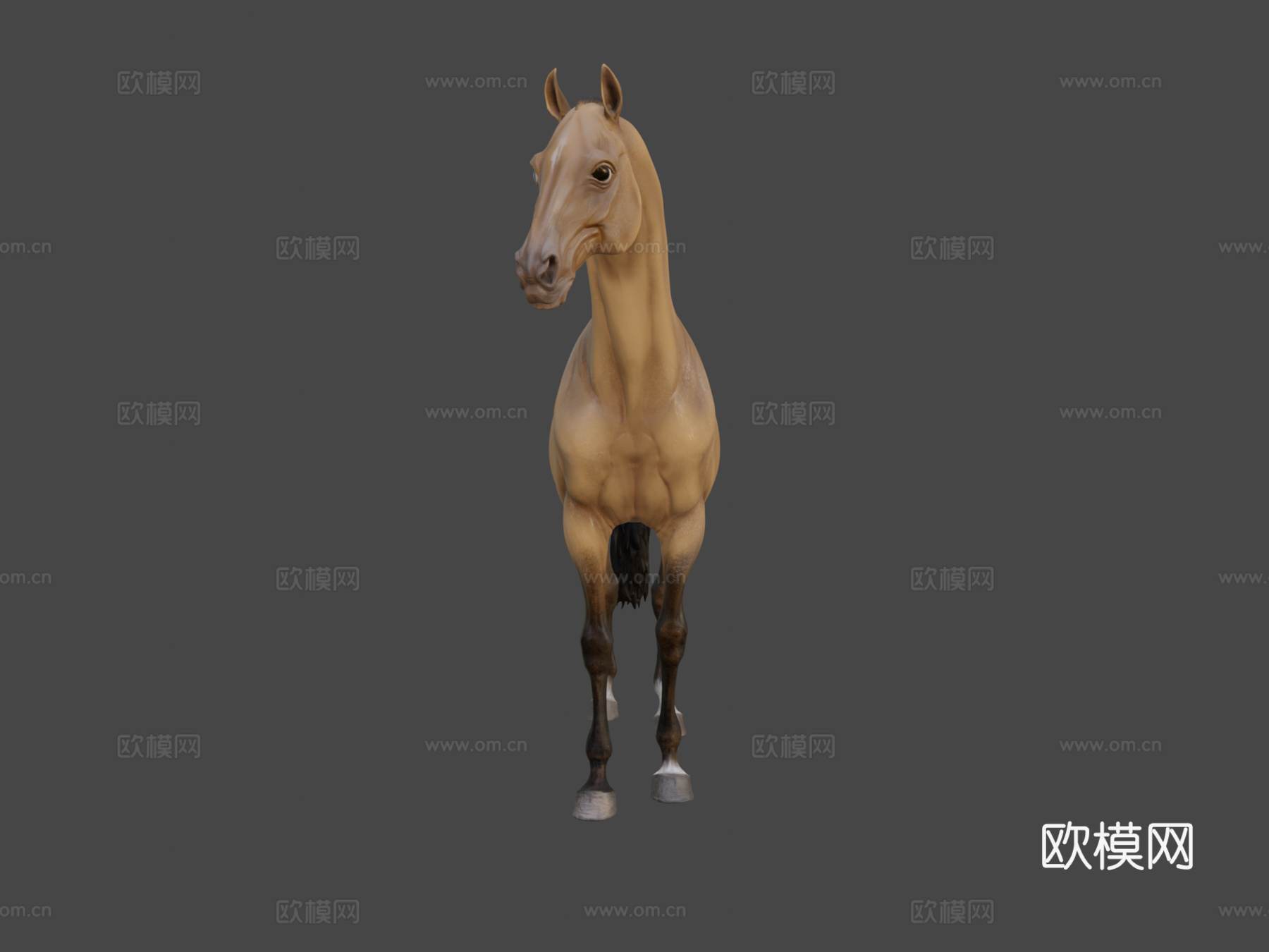 马-3D雕刻3d模型
