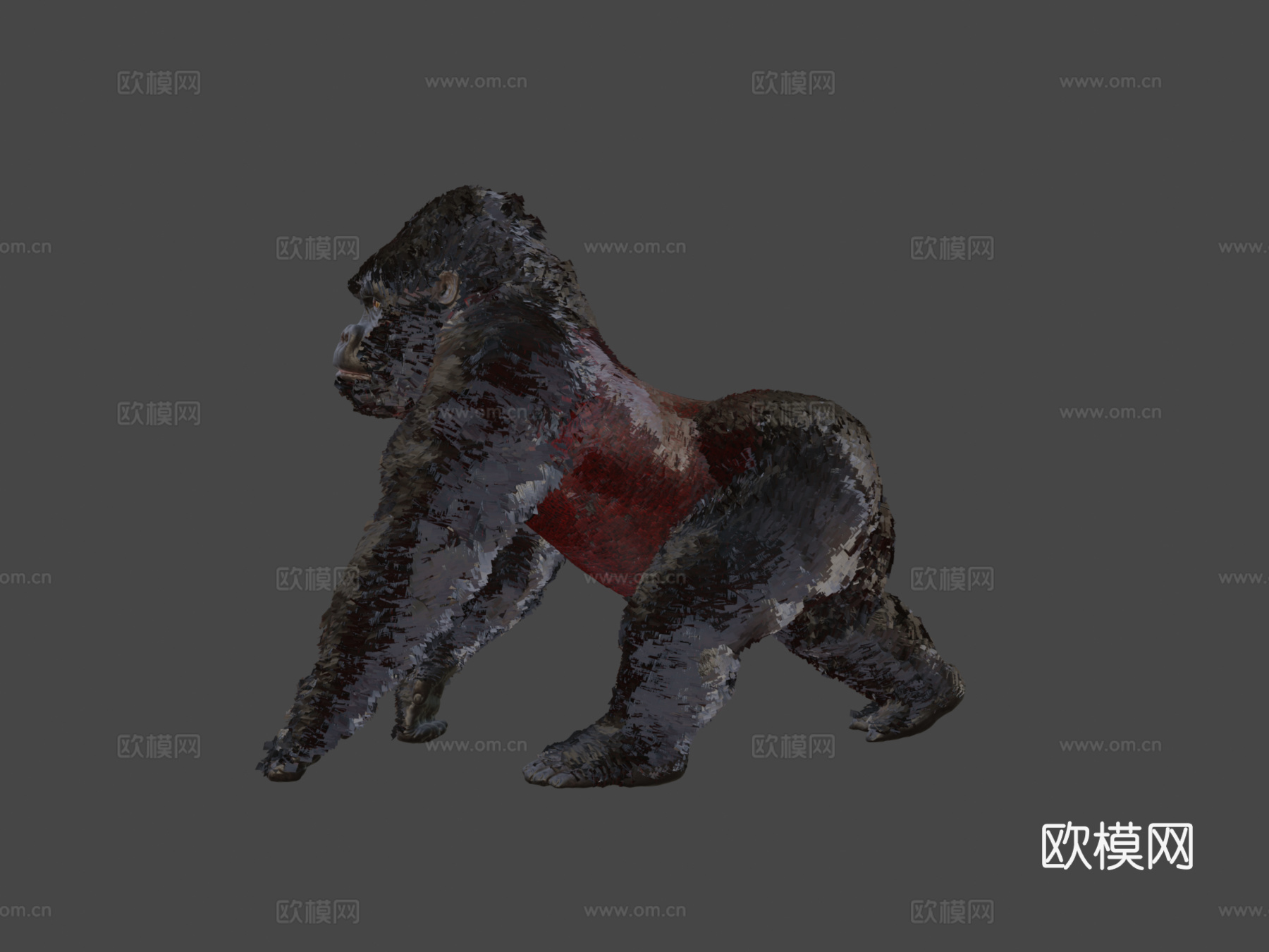 大猩猩3d模型