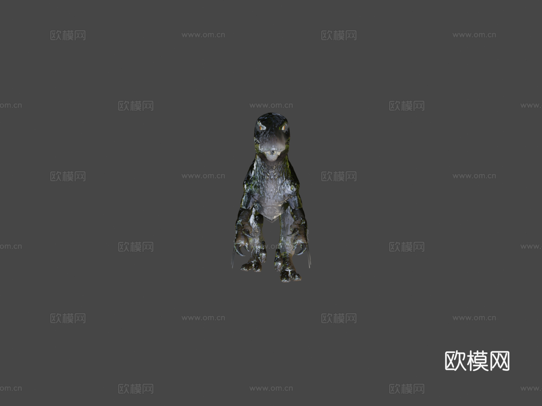 犹他盗龙3d模型