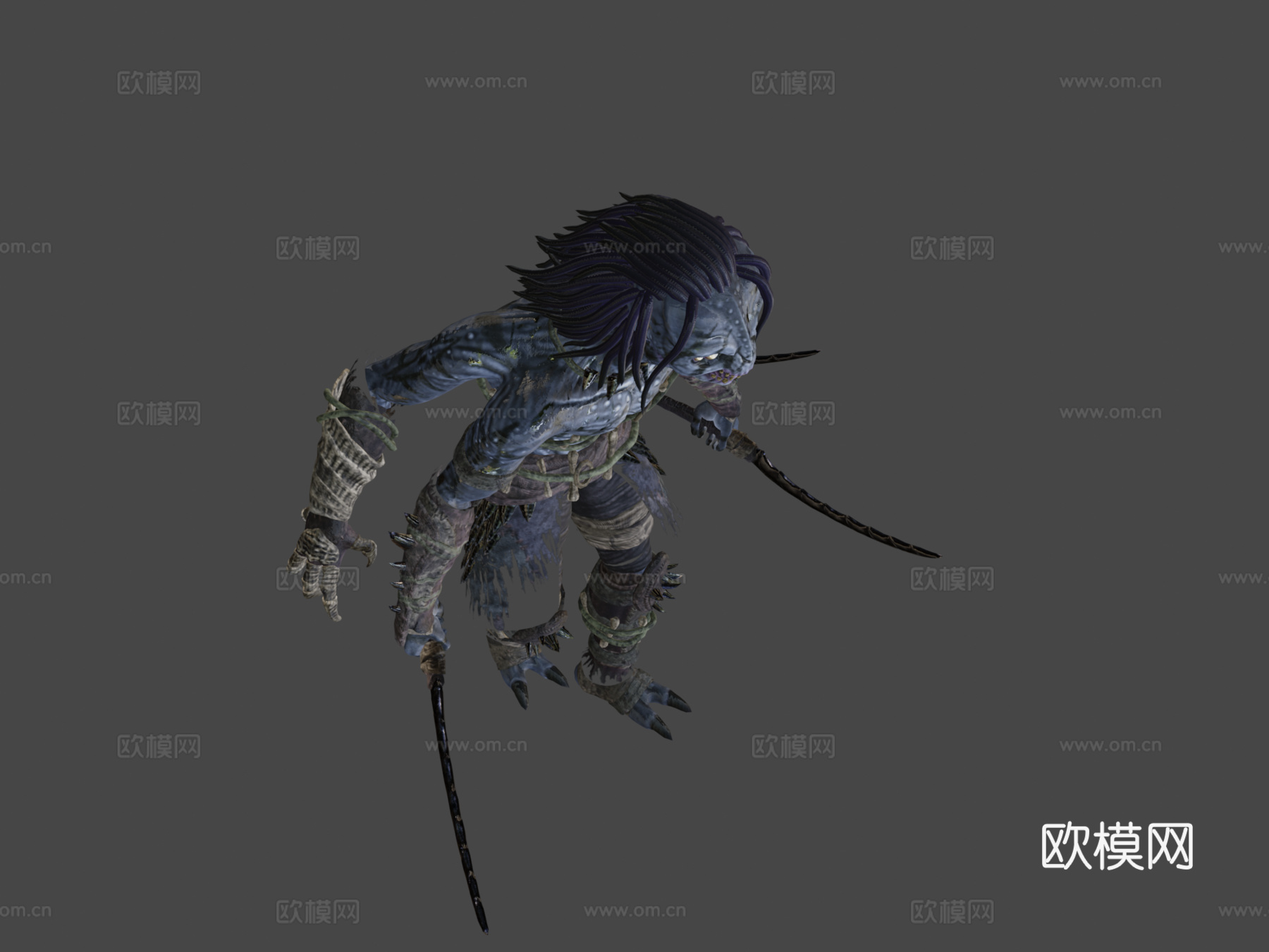 暗影掠夺者绑定3d模型