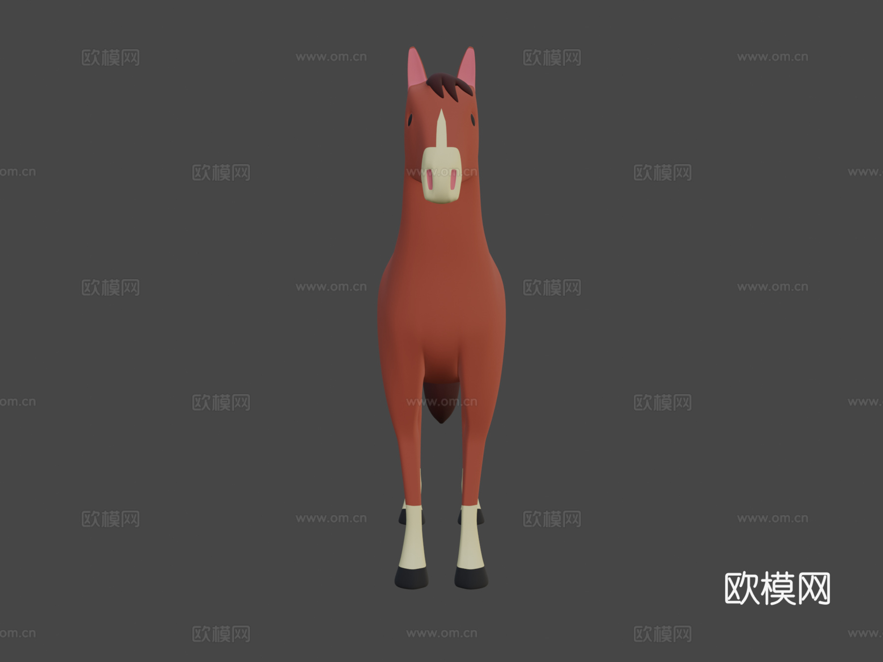 马3d模型