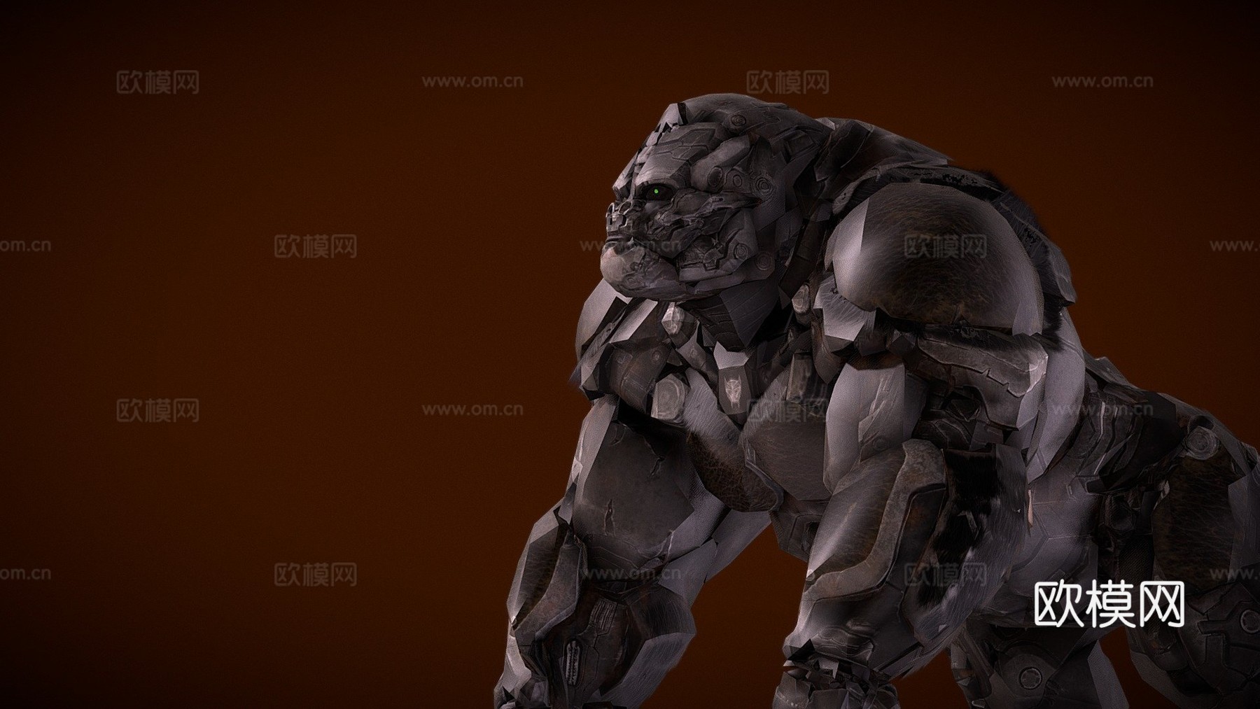 (装配)擎天圣(猩猩模式)--变形金刚野兽崛起3d模型
