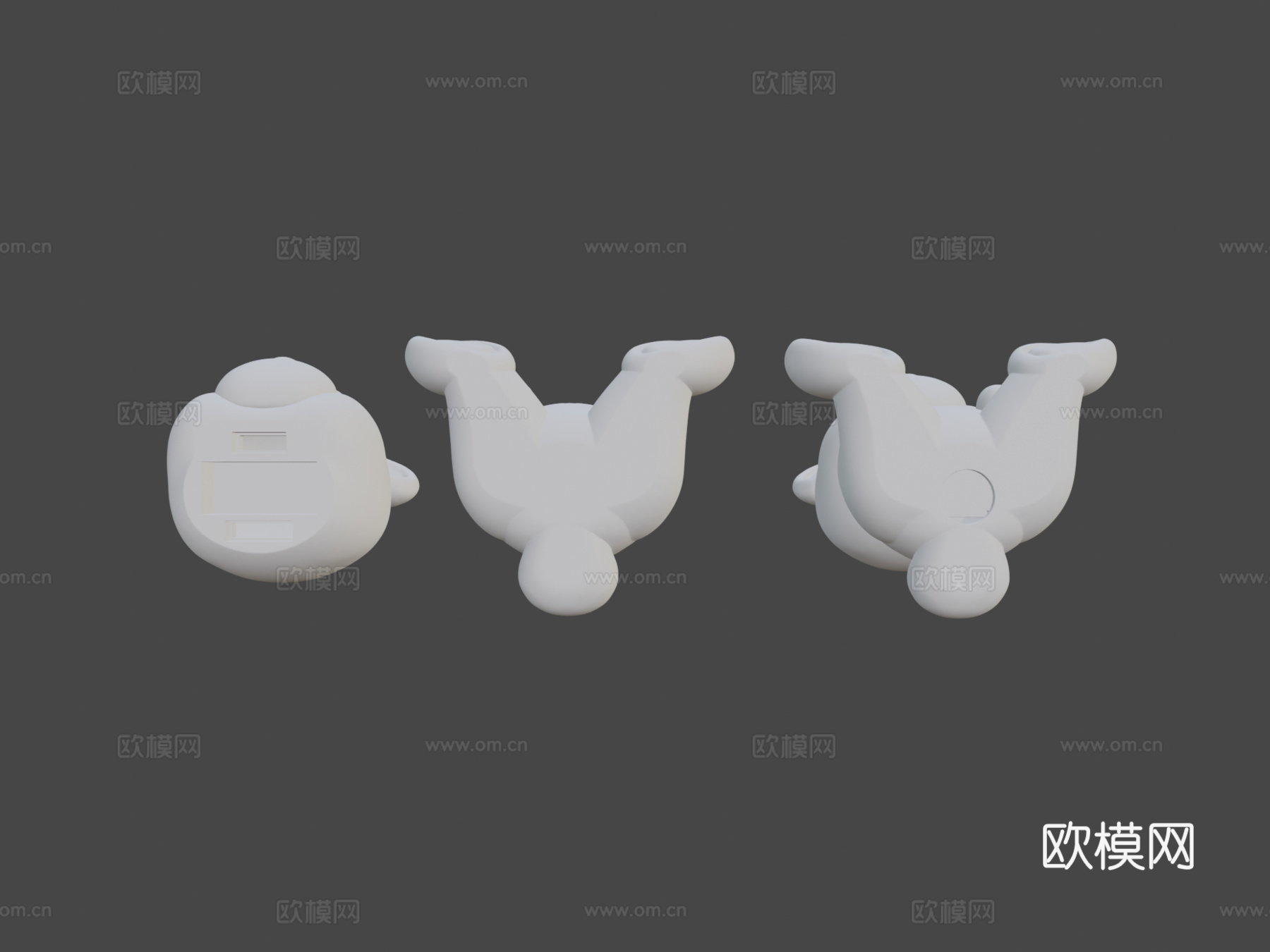 可爱泰迪熊SD卡存储3d模型
