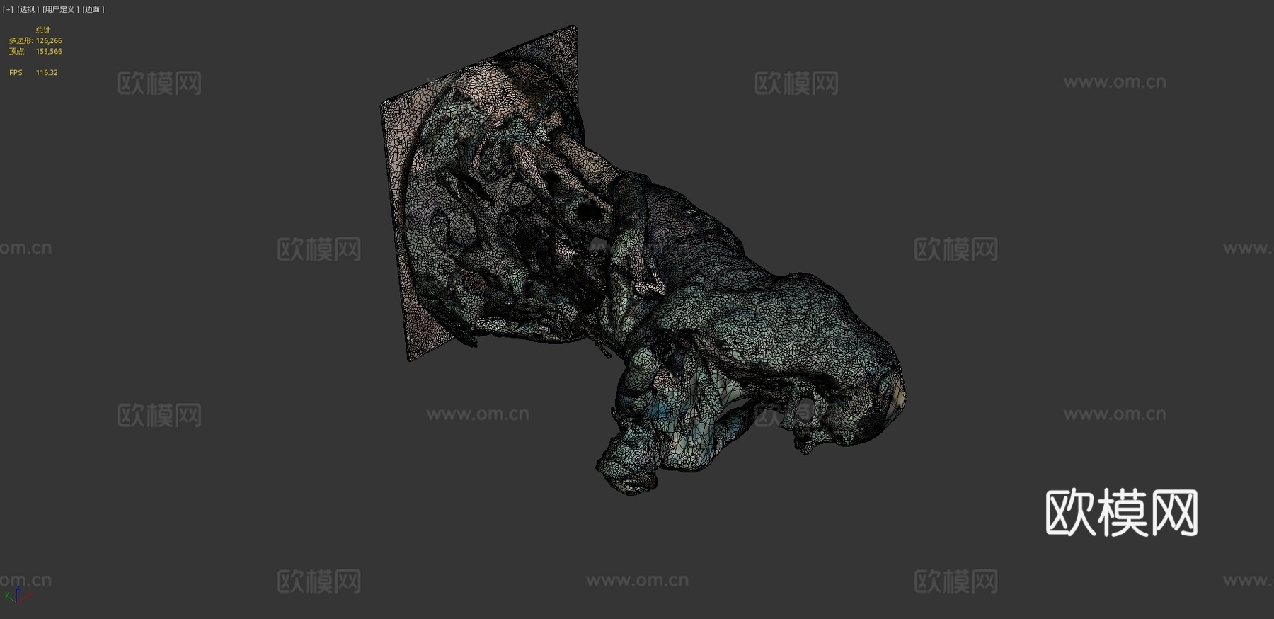 熊崽挖掘者3d模型