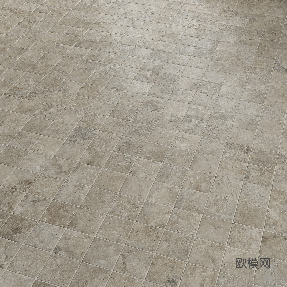 新中式仿古砖 瓷砖 花砖3d模型