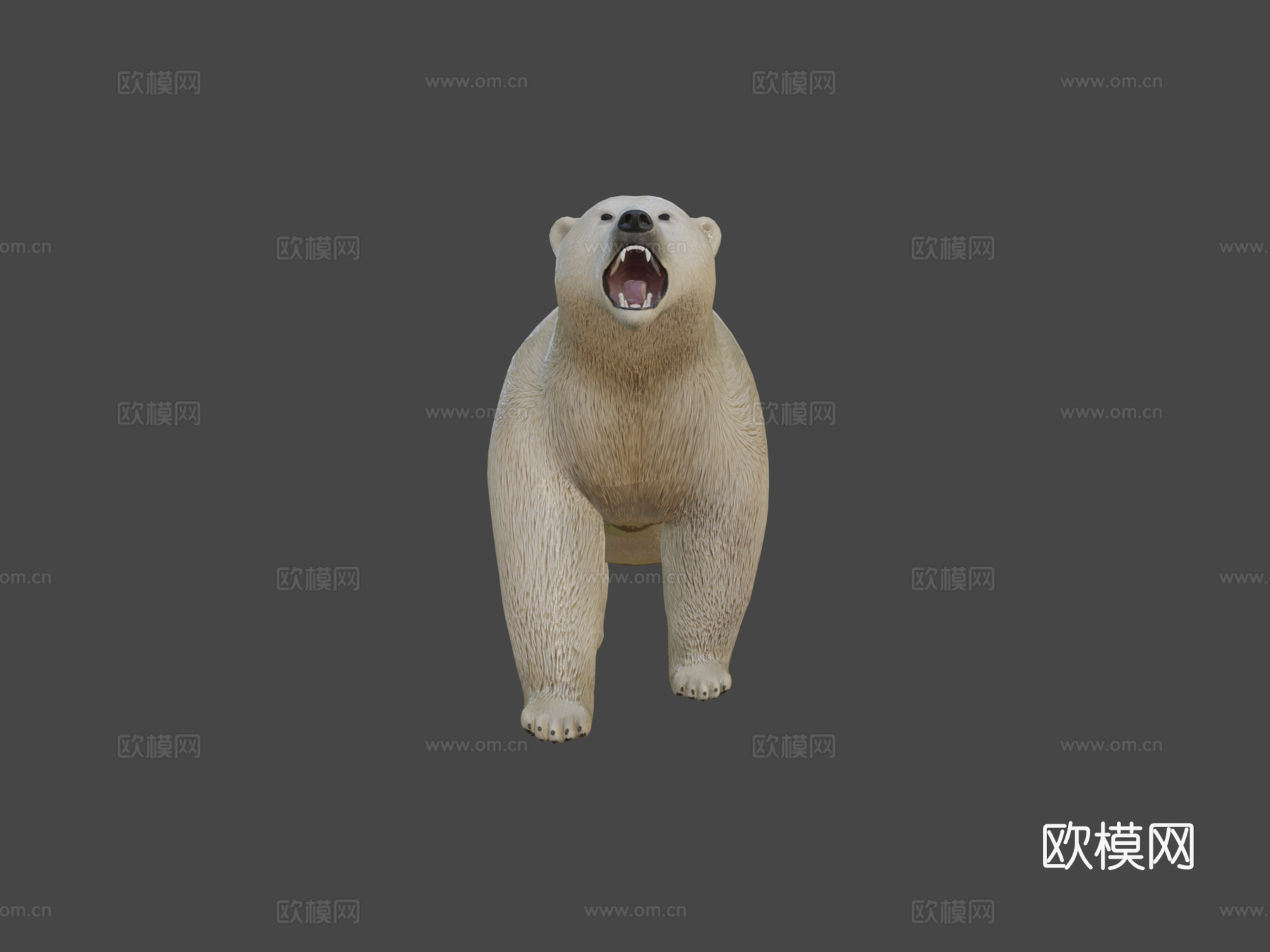 北极熊3d模型