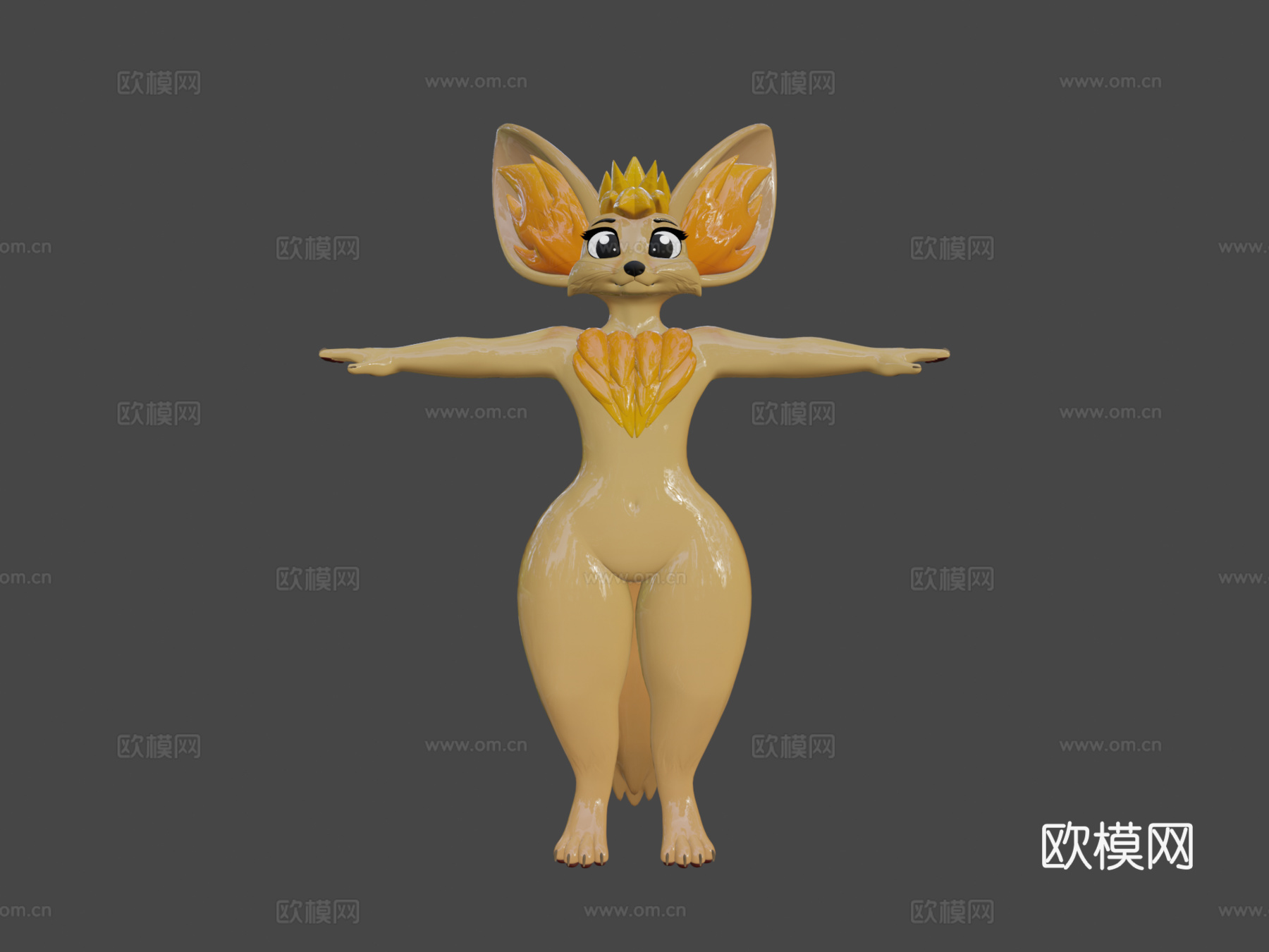 芬尼克狐-VRChat与VTuber虚拟形象3d模型