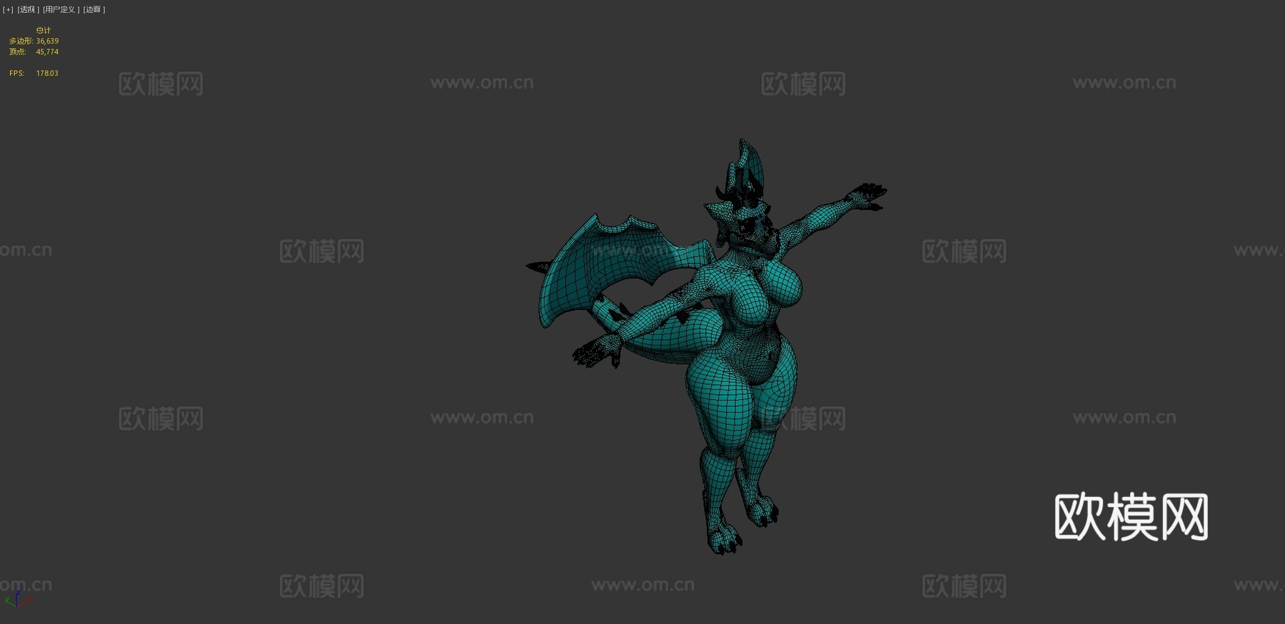 龙-VRChat与VTuber虚拟形象3d模型