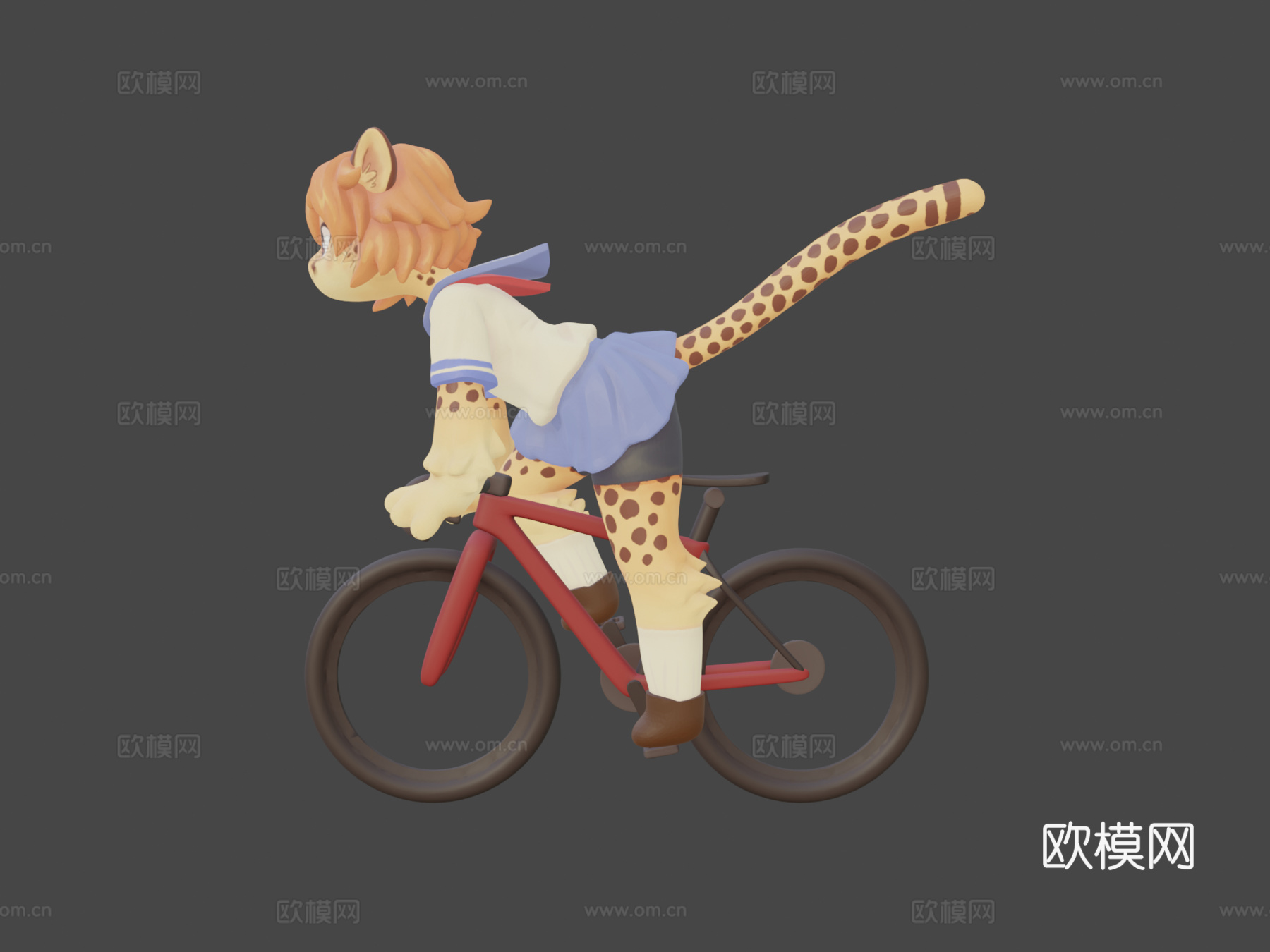 猎豹3D模型同人画3d模型