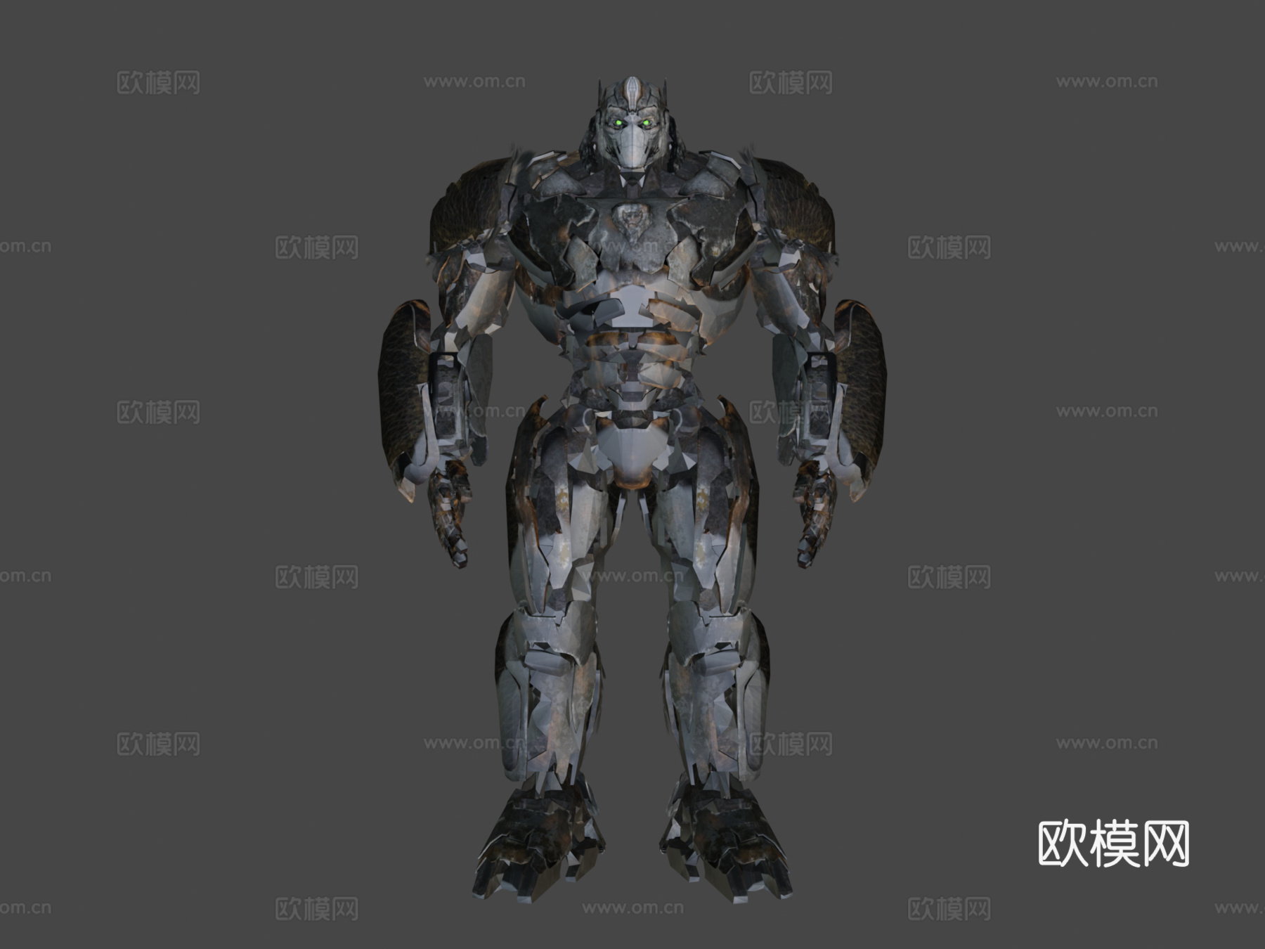 (绑定)擎天圣--变形金刚野兽崛起3d模型