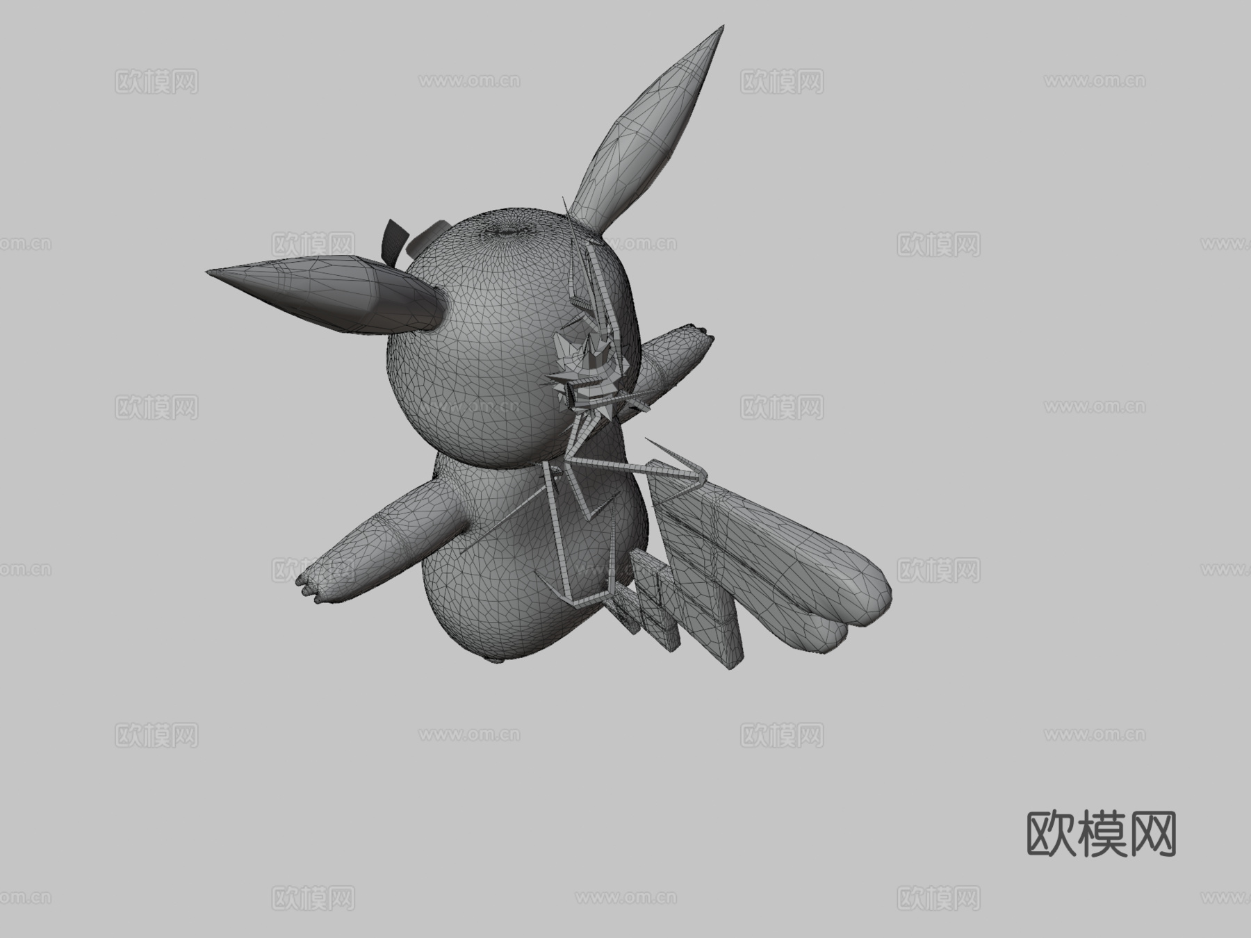 皮卡丘3d模型