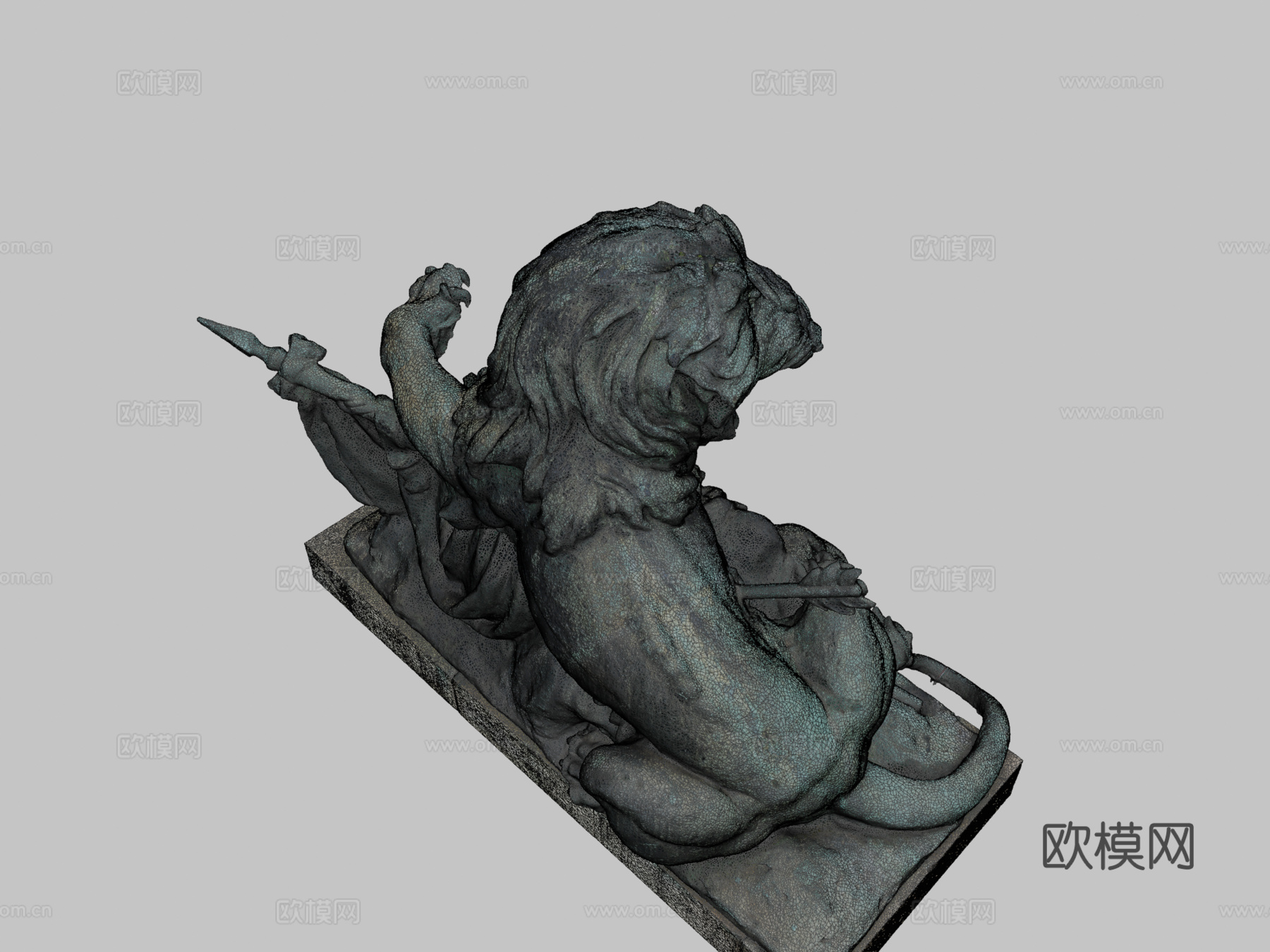 狮子3d模型