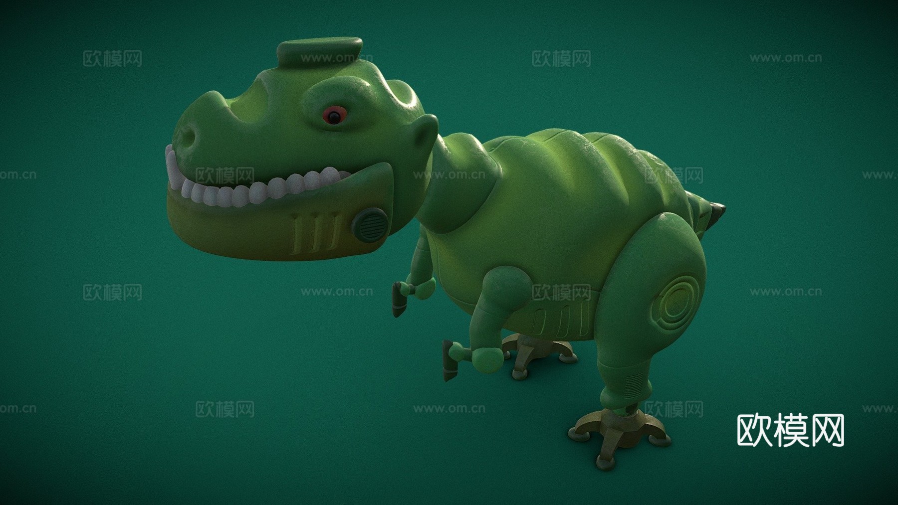 机器恐龙3d模型