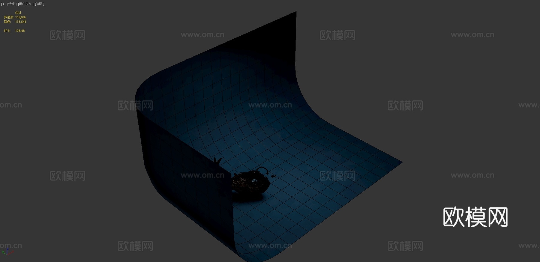 第01天-野兽-深海3d模型