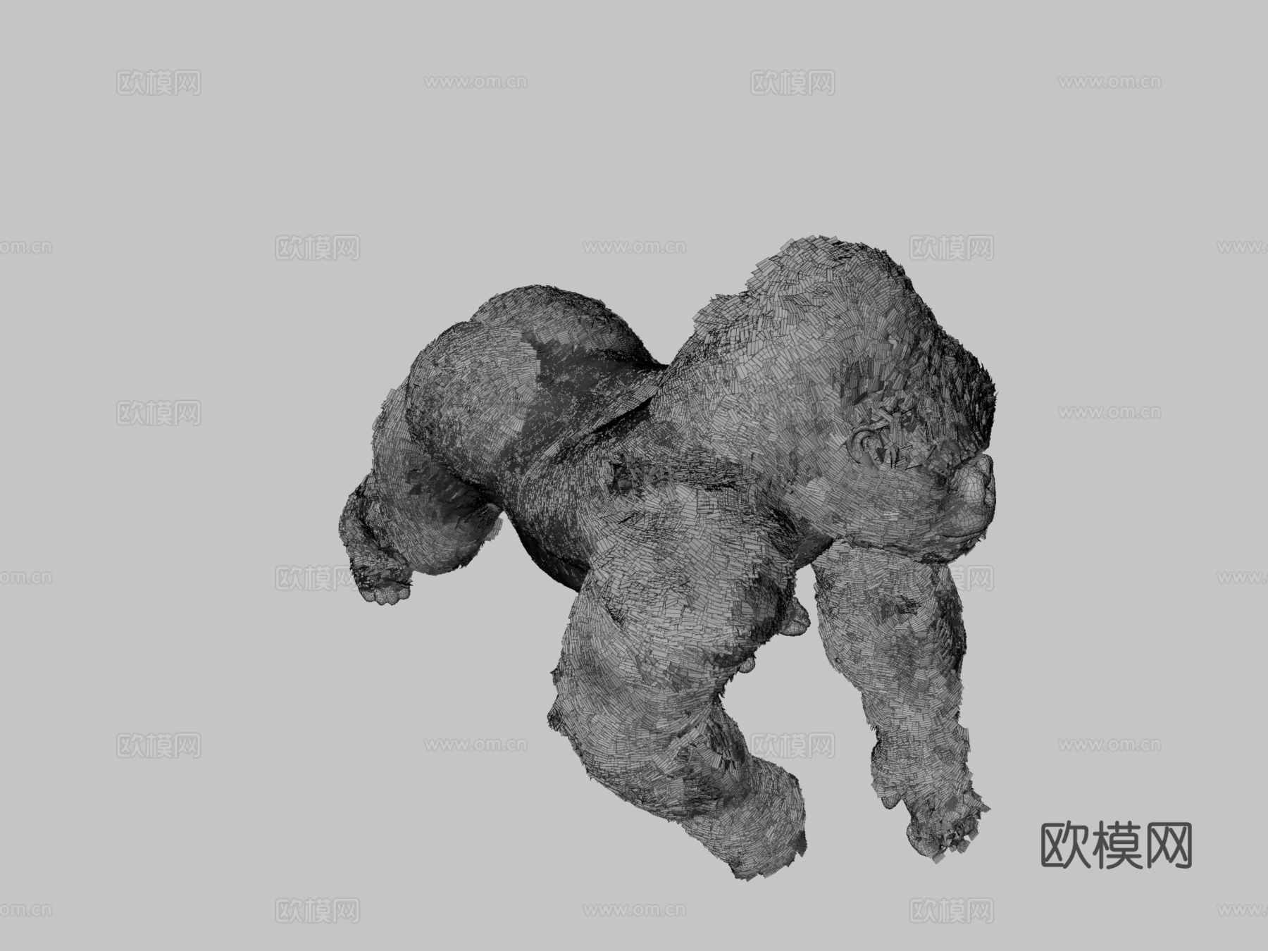 大猩猩3d模型