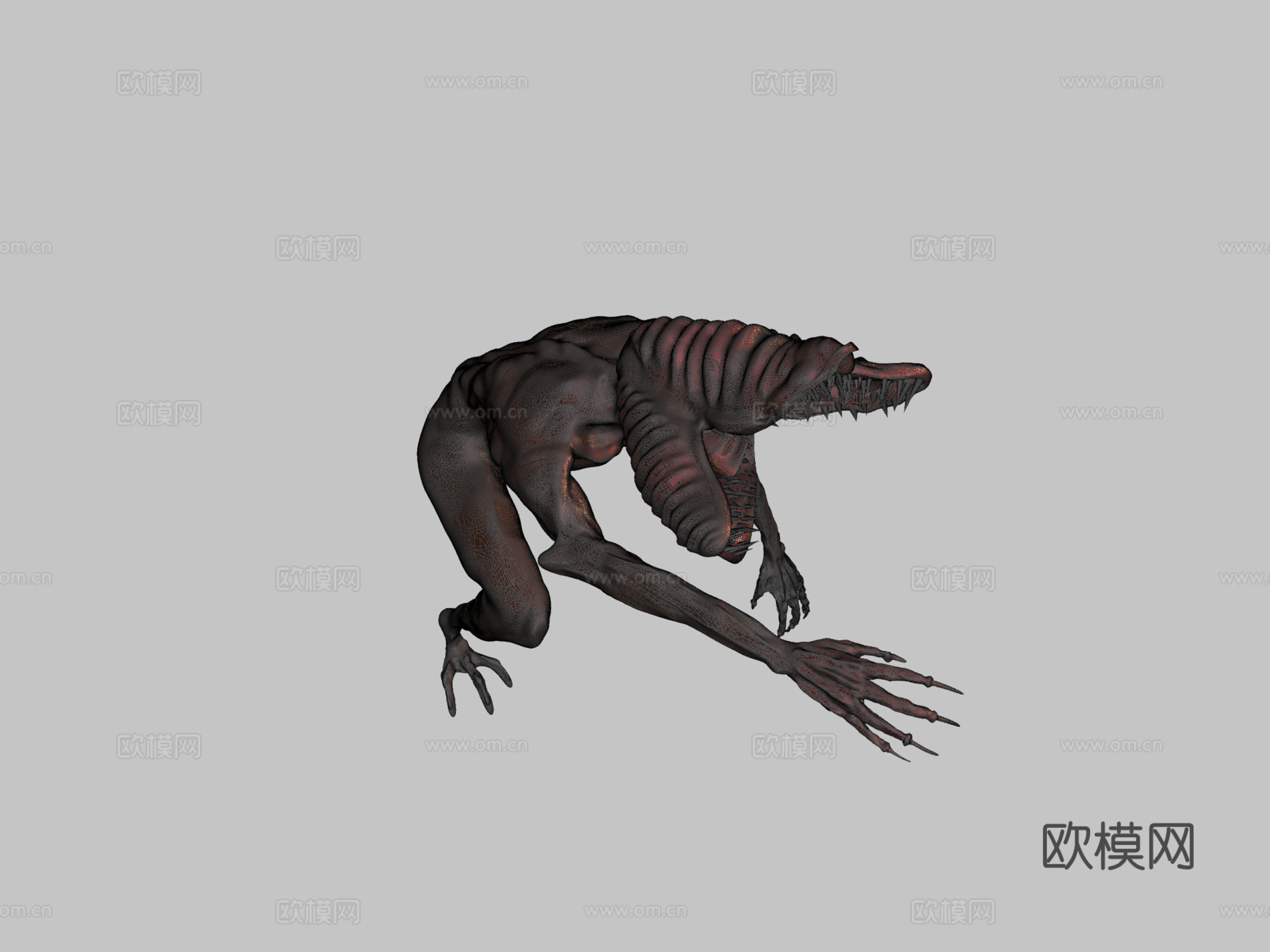 稀有闪光魔王熊3d模型