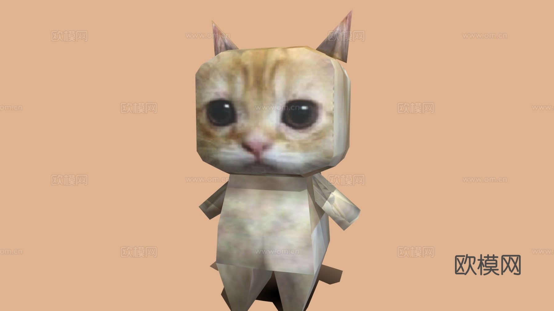 猫箱梗图3d模型