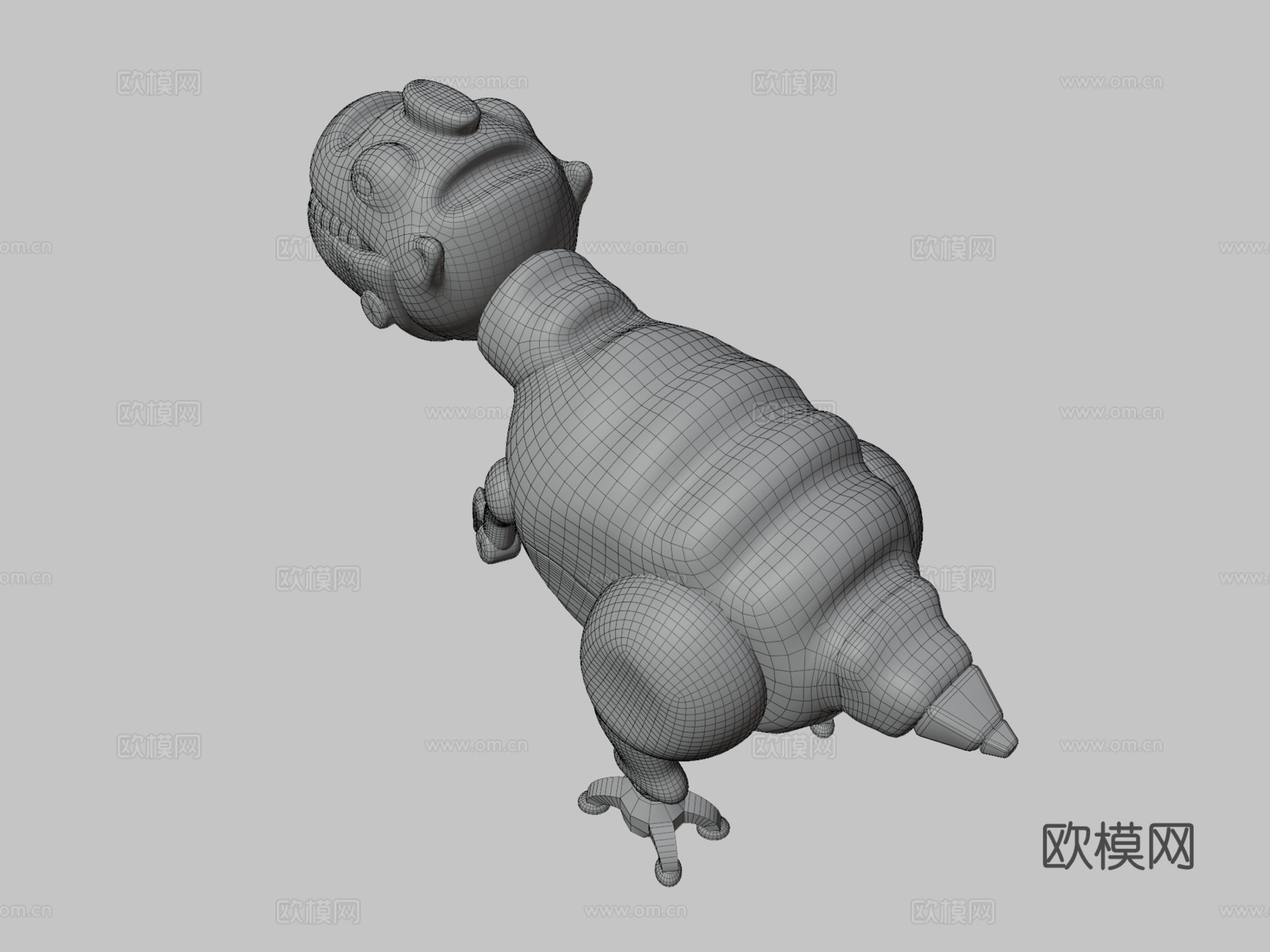 机器恐龙3d模型