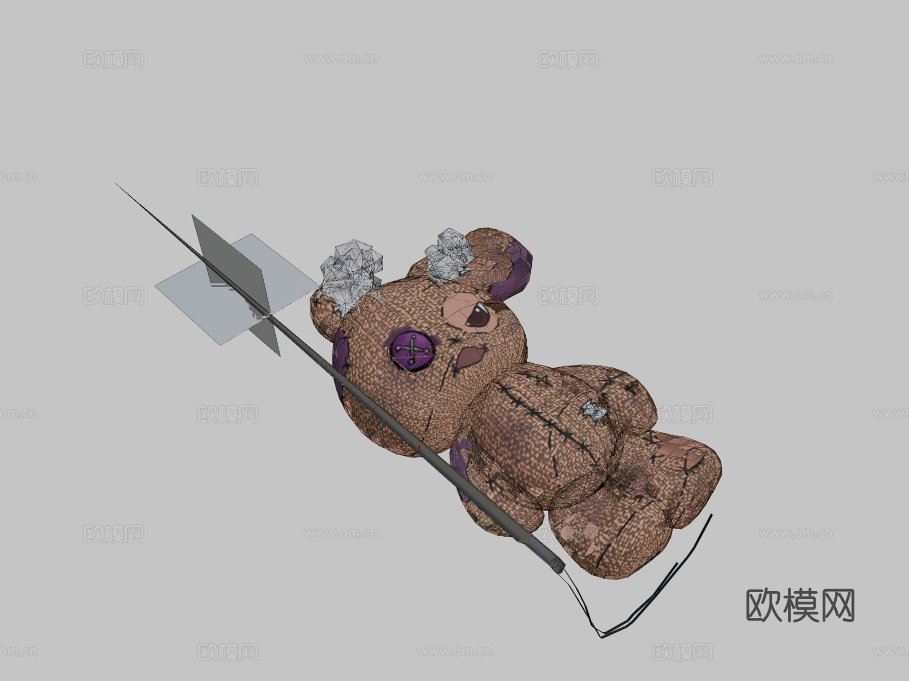 巫毒兔娃娃3d模型