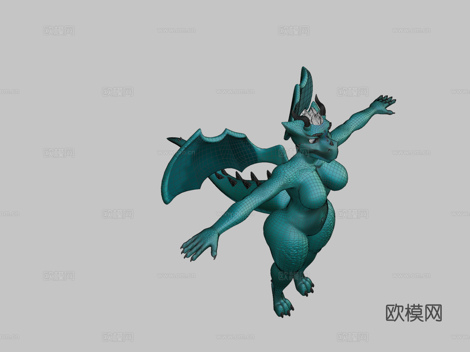 龙-VRChat与VTuber虚拟形象3d模型