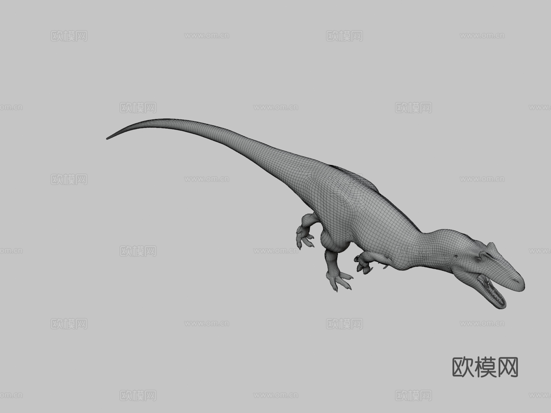 脆弱异特龙3d模型