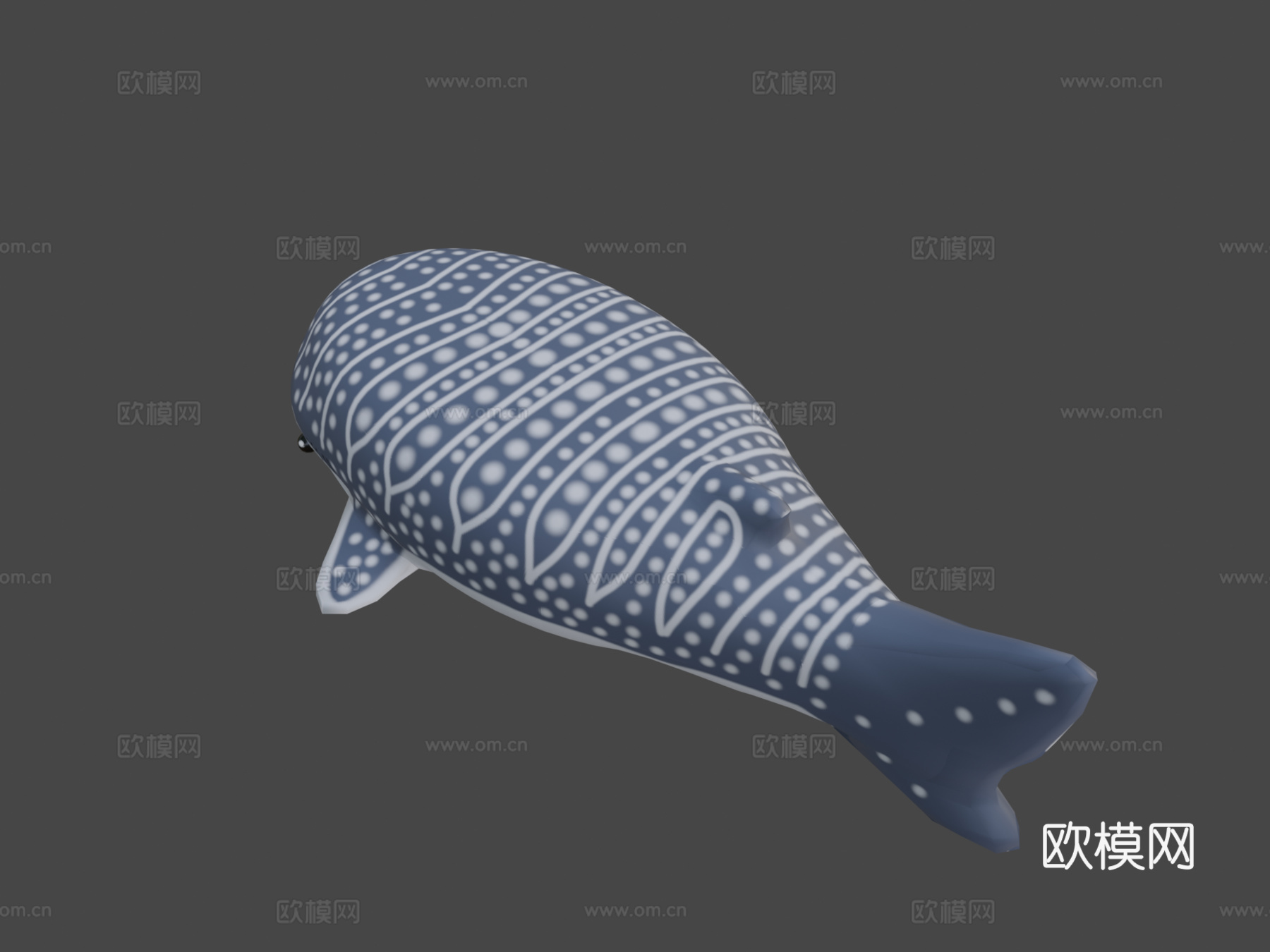 鲸鲨3d模型