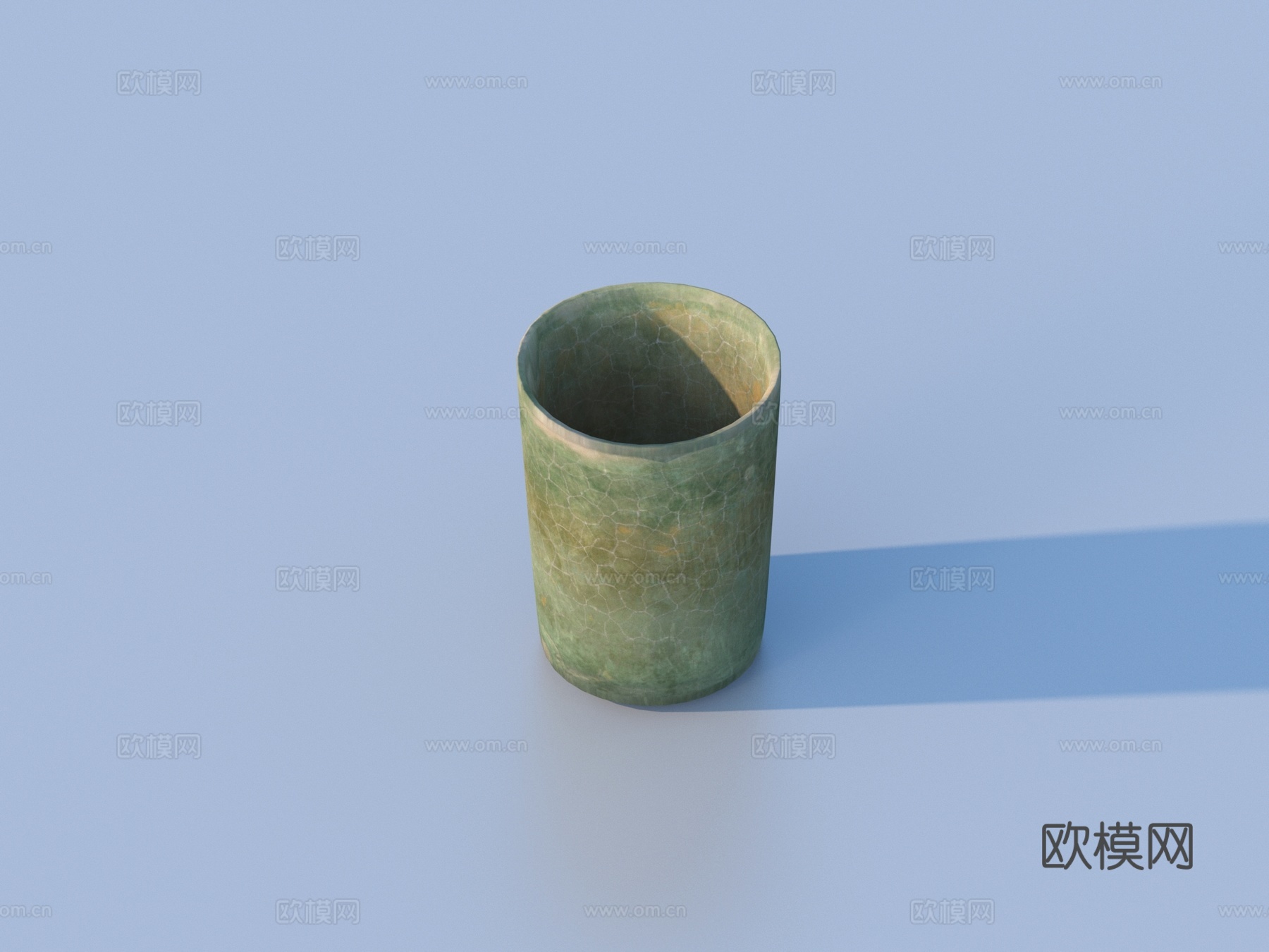 古玩 杯子 笔筒 艺术品3d模型