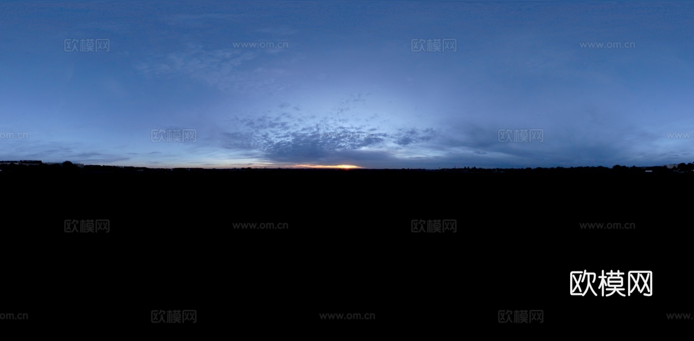 夜景天空