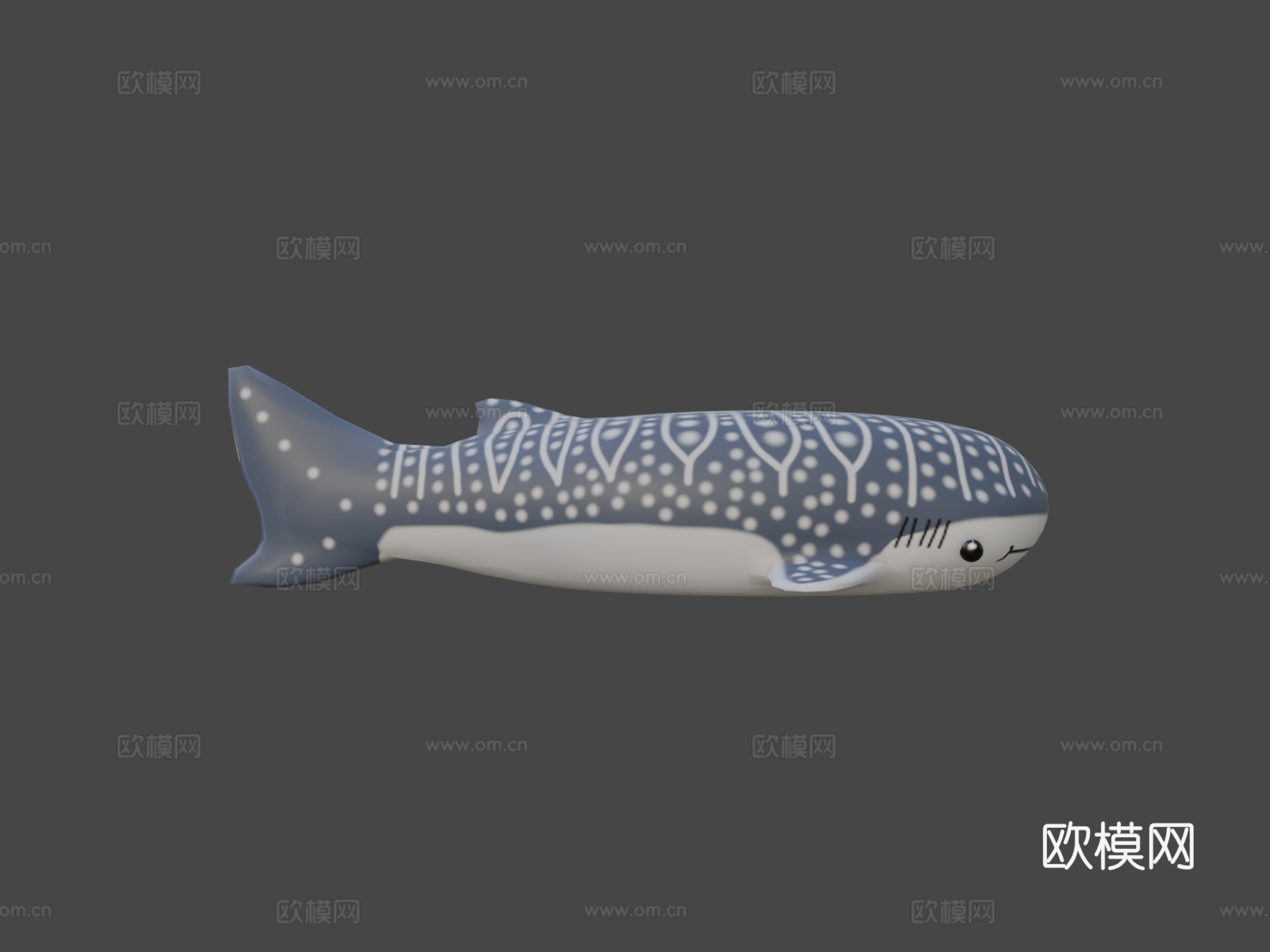 鲸鲨3d模型