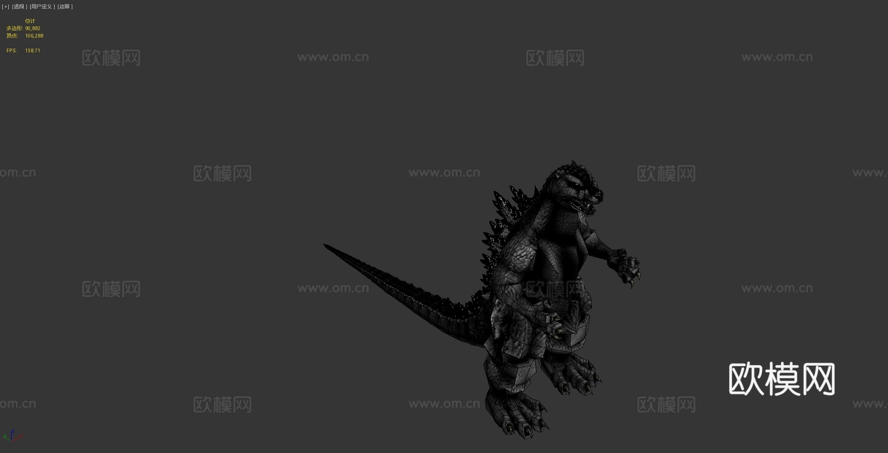 哥斯拉终极之战WIP3d模型