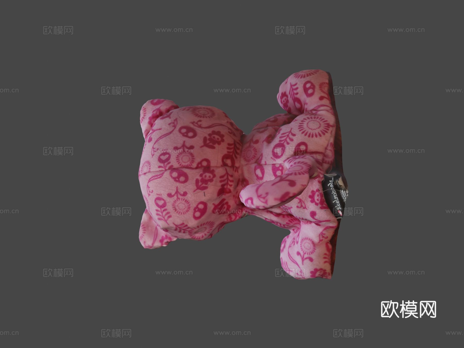 骷髅小猫玩具3d模型