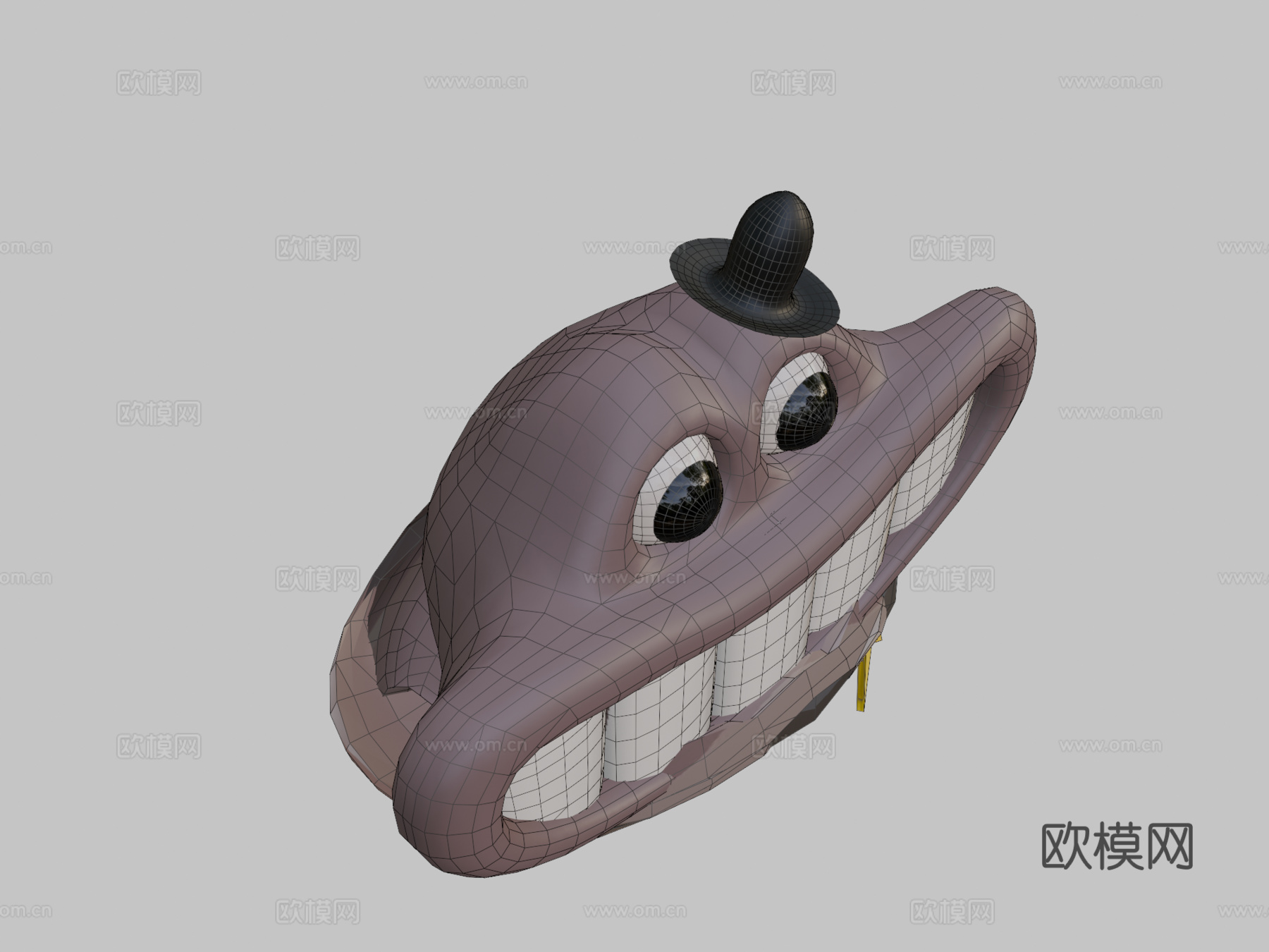 警长蟾蜍3d模型