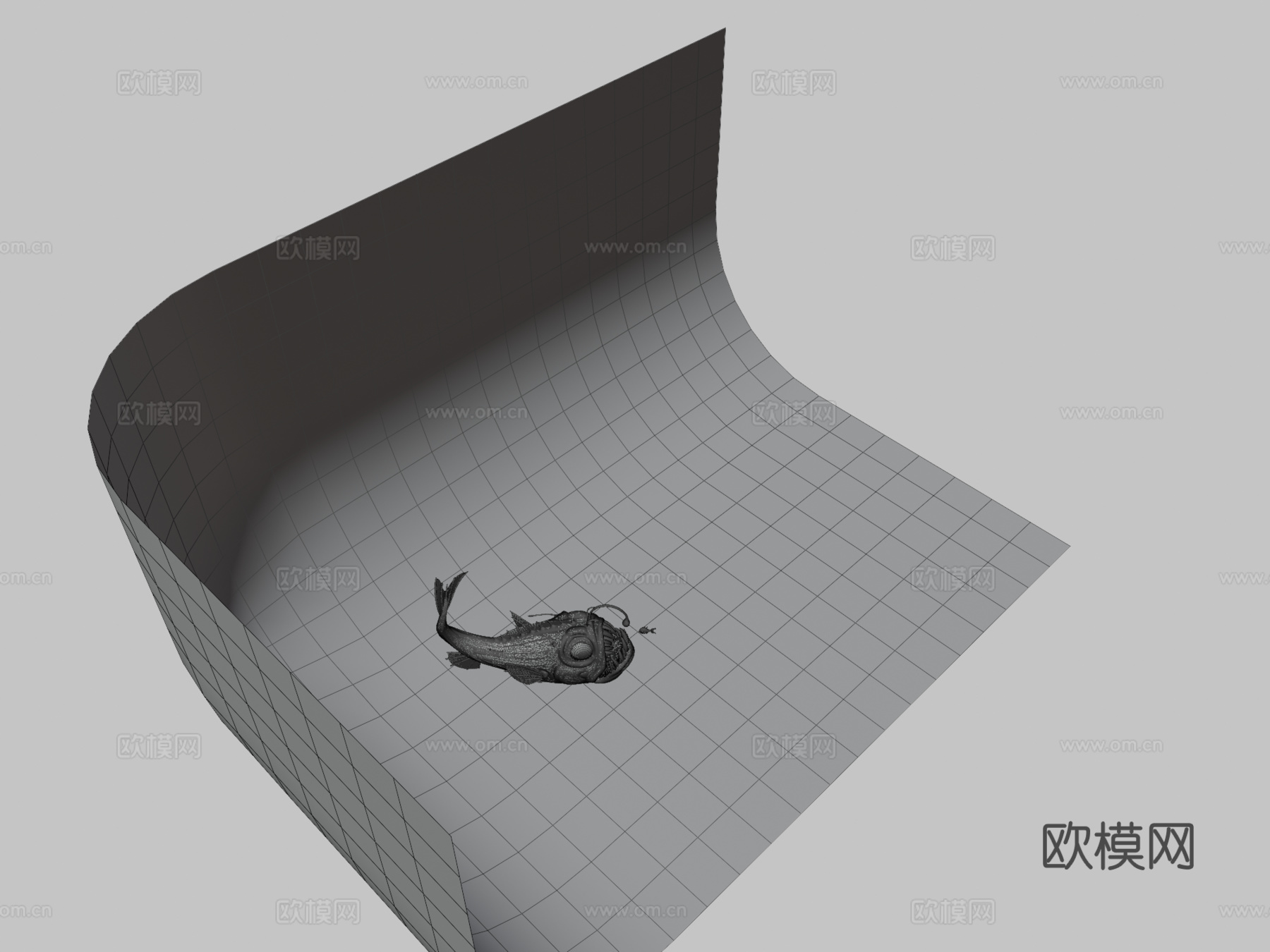 第01天-野兽-深海3d模型