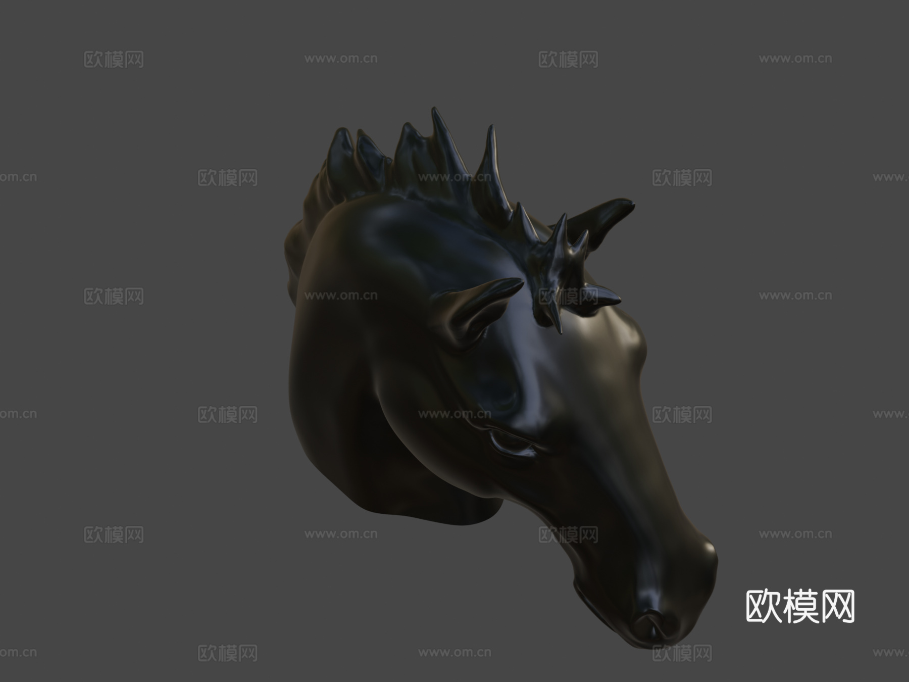 马头3d模型