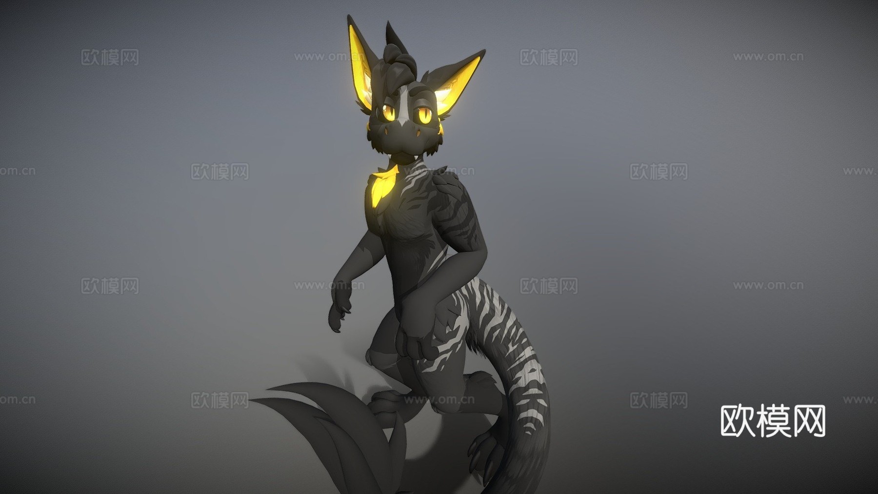 阿尔菲克斯VRChat虚拟形象3d模型