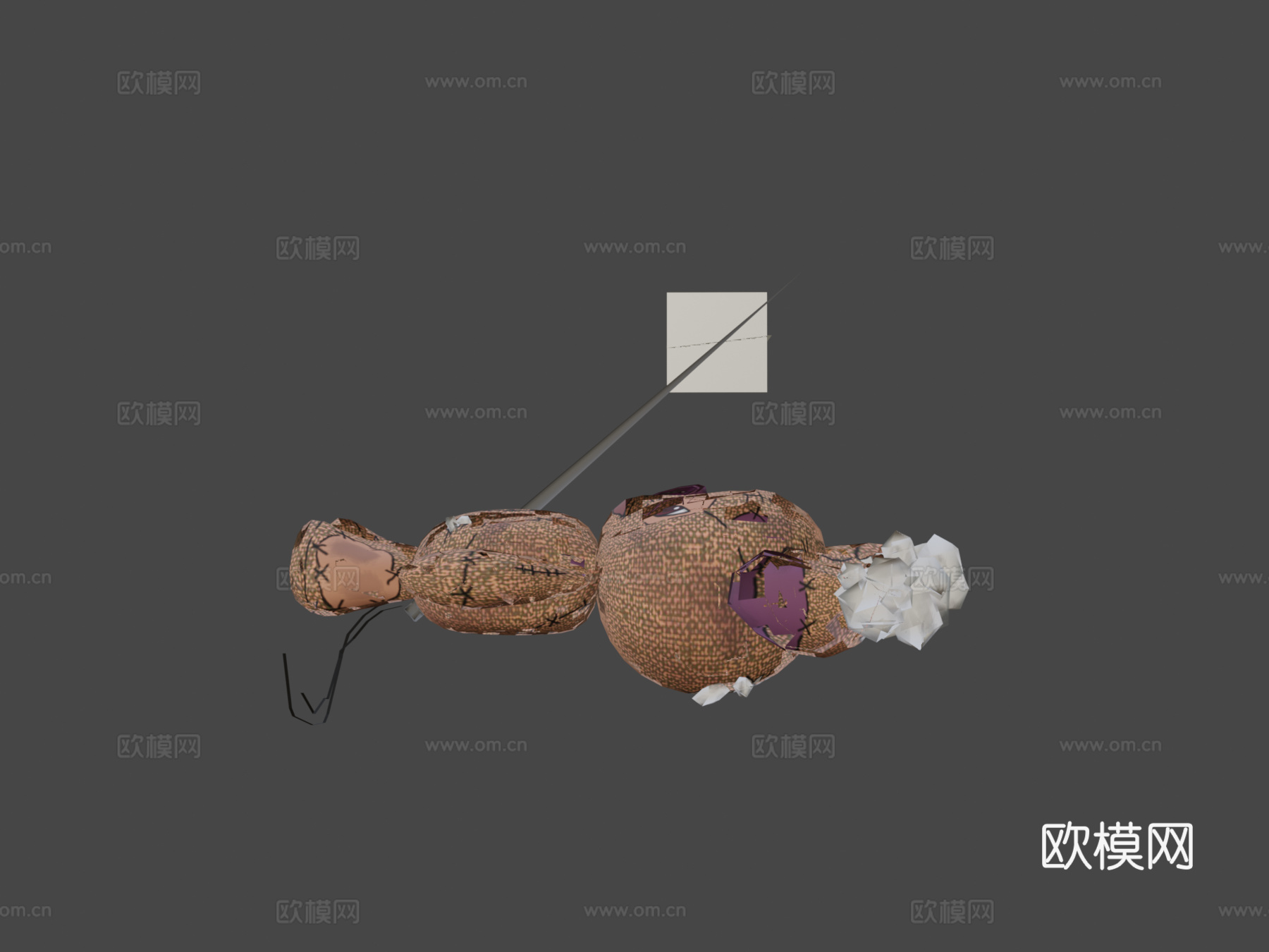巫毒兔娃娃3d模型