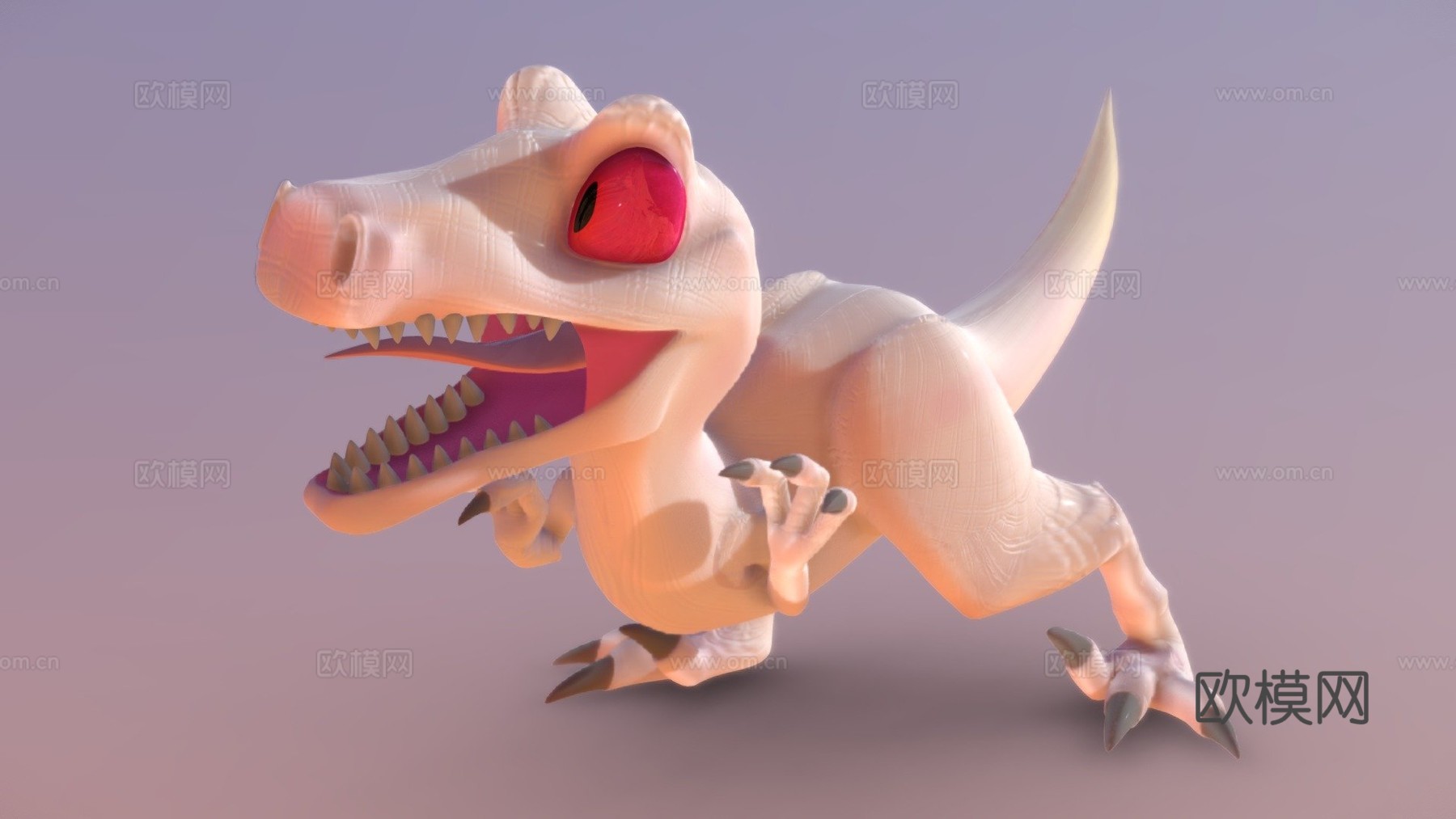 迅猛龙安迪3d模型