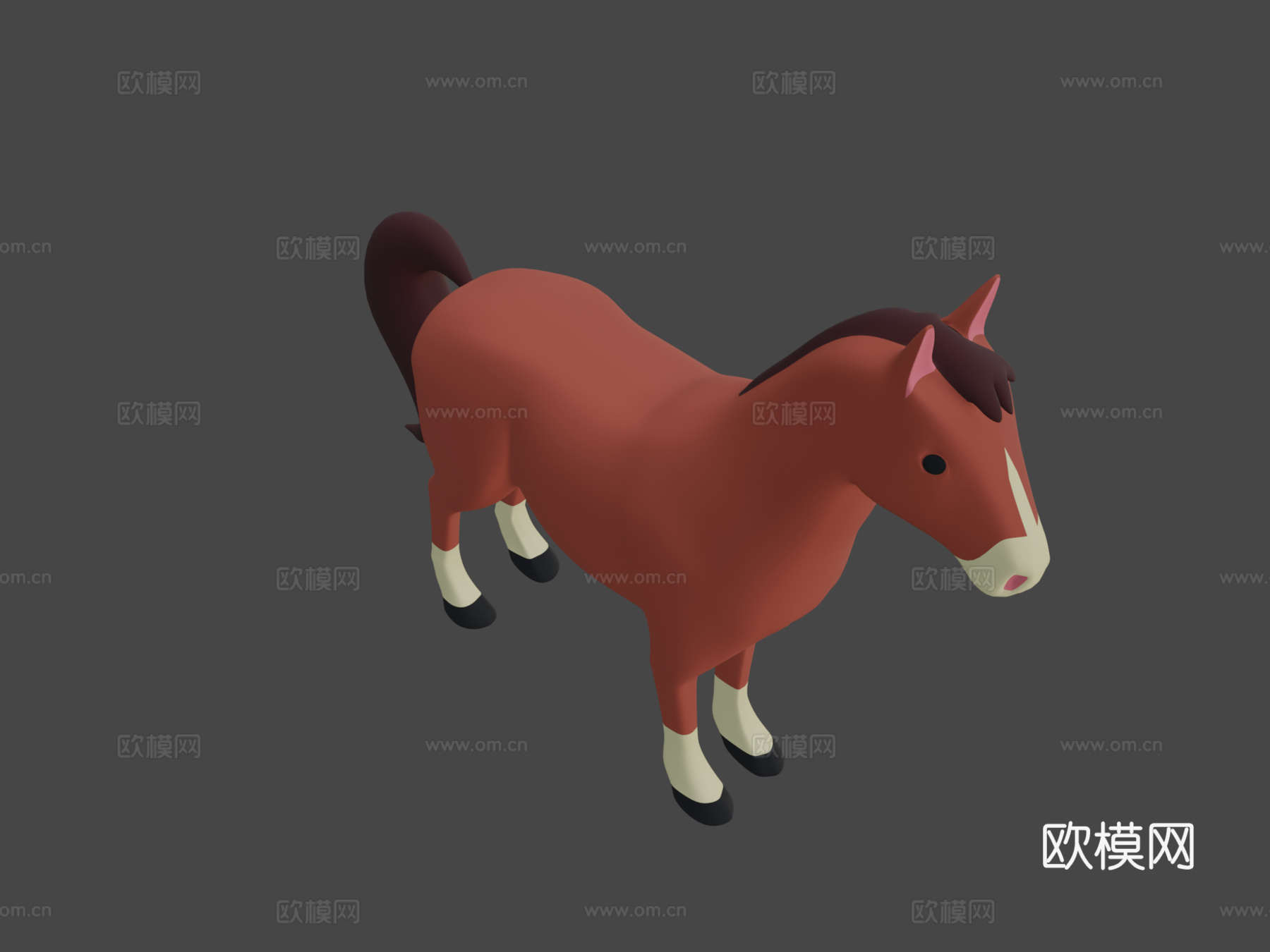 马3d模型