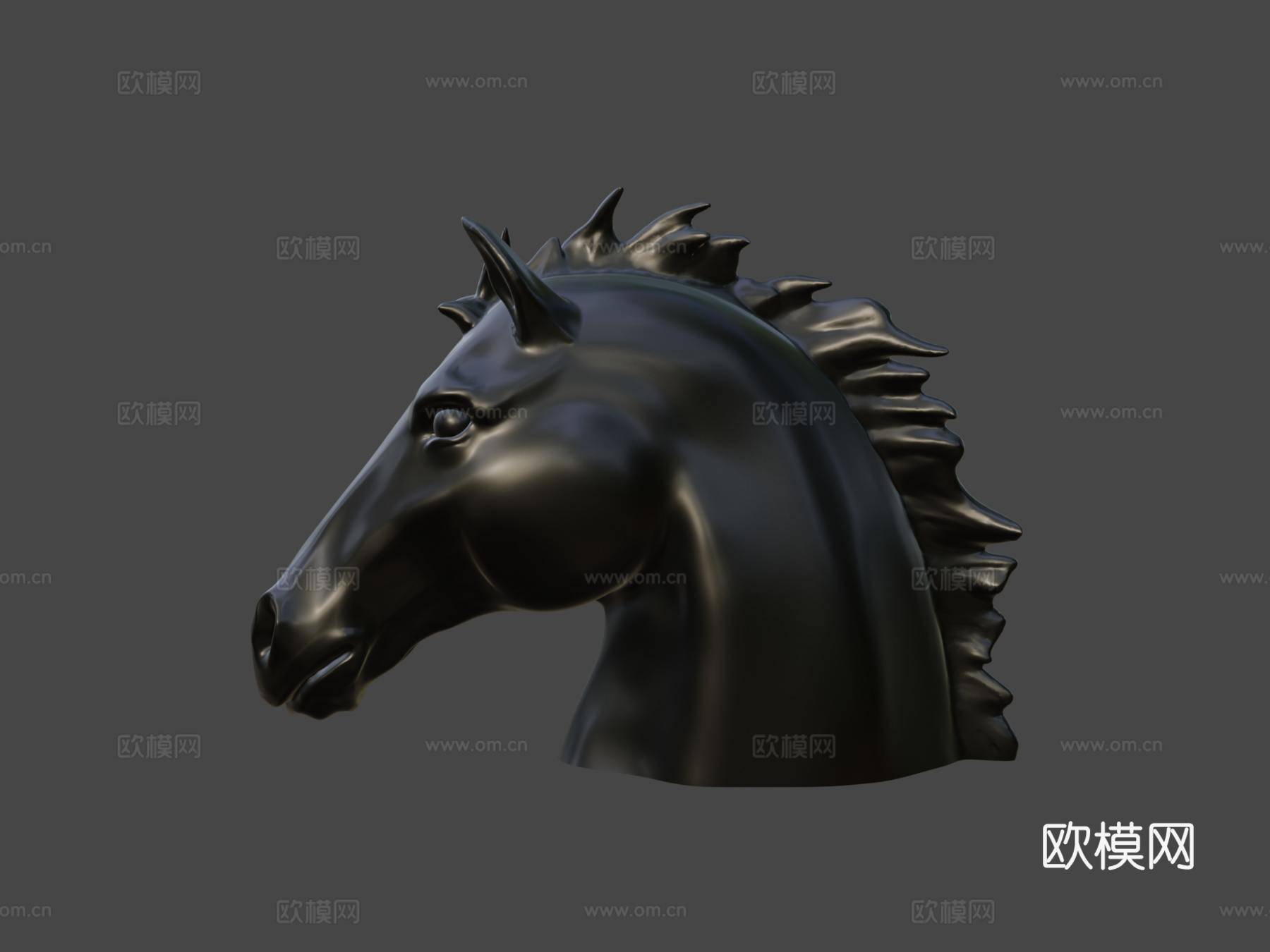 马头3d模型