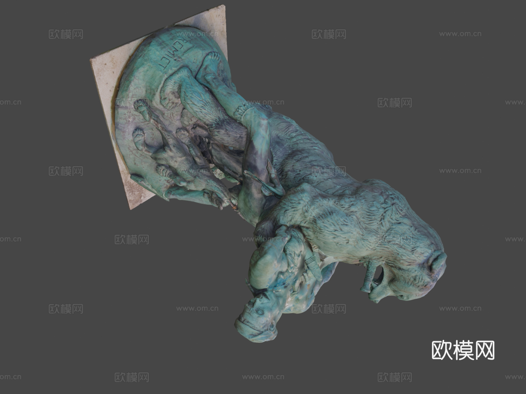 熊崽挖掘者3d模型