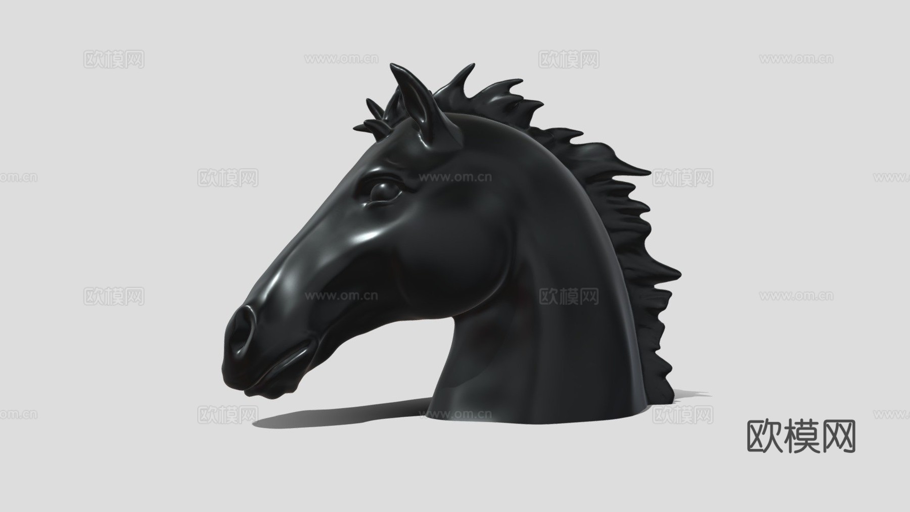 马头3d模型