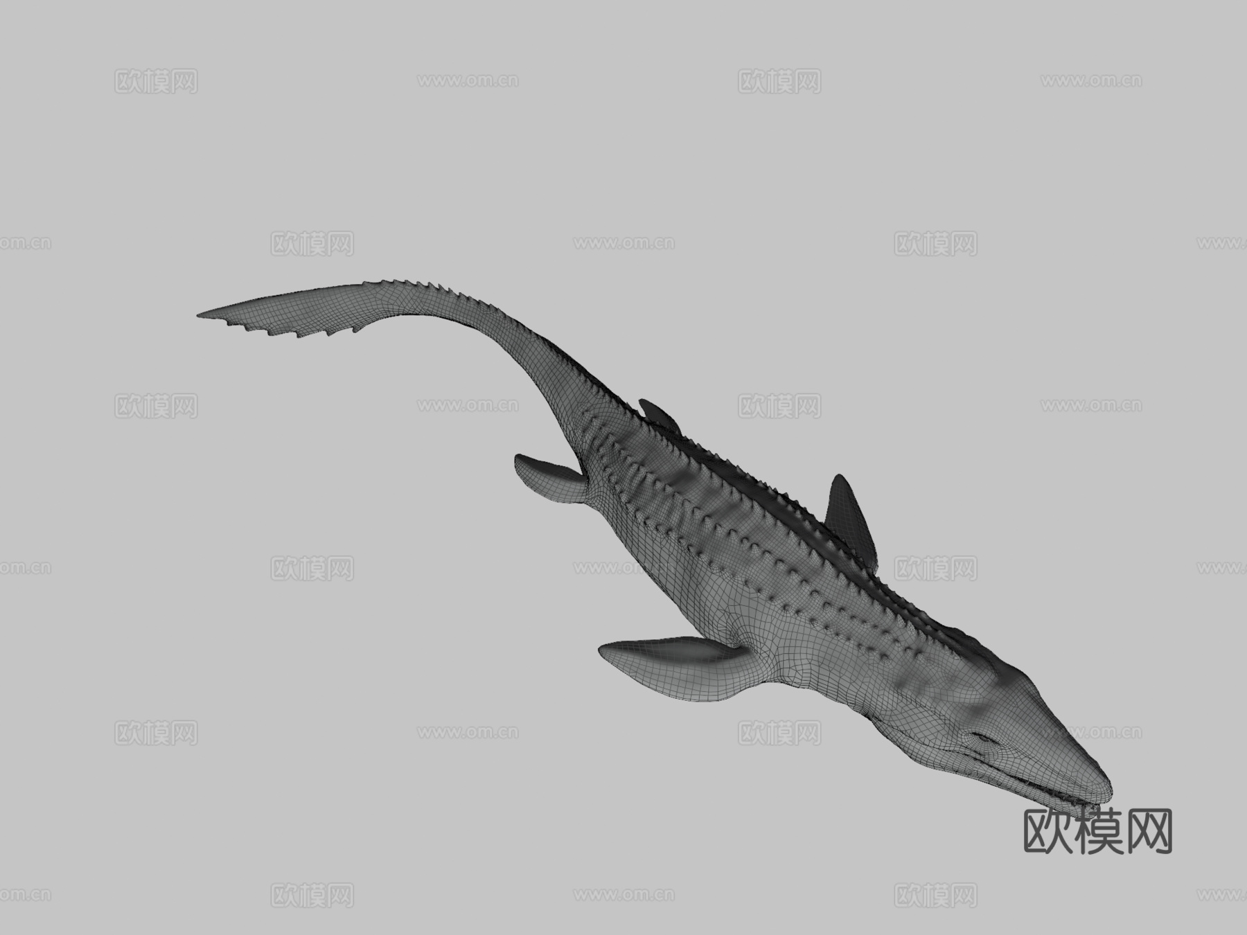 沧龙3d模型