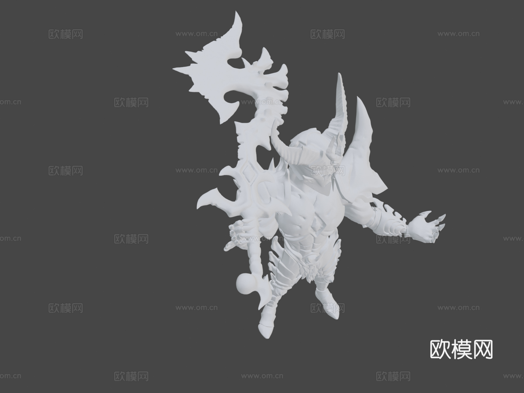 地狱骑士3d模型